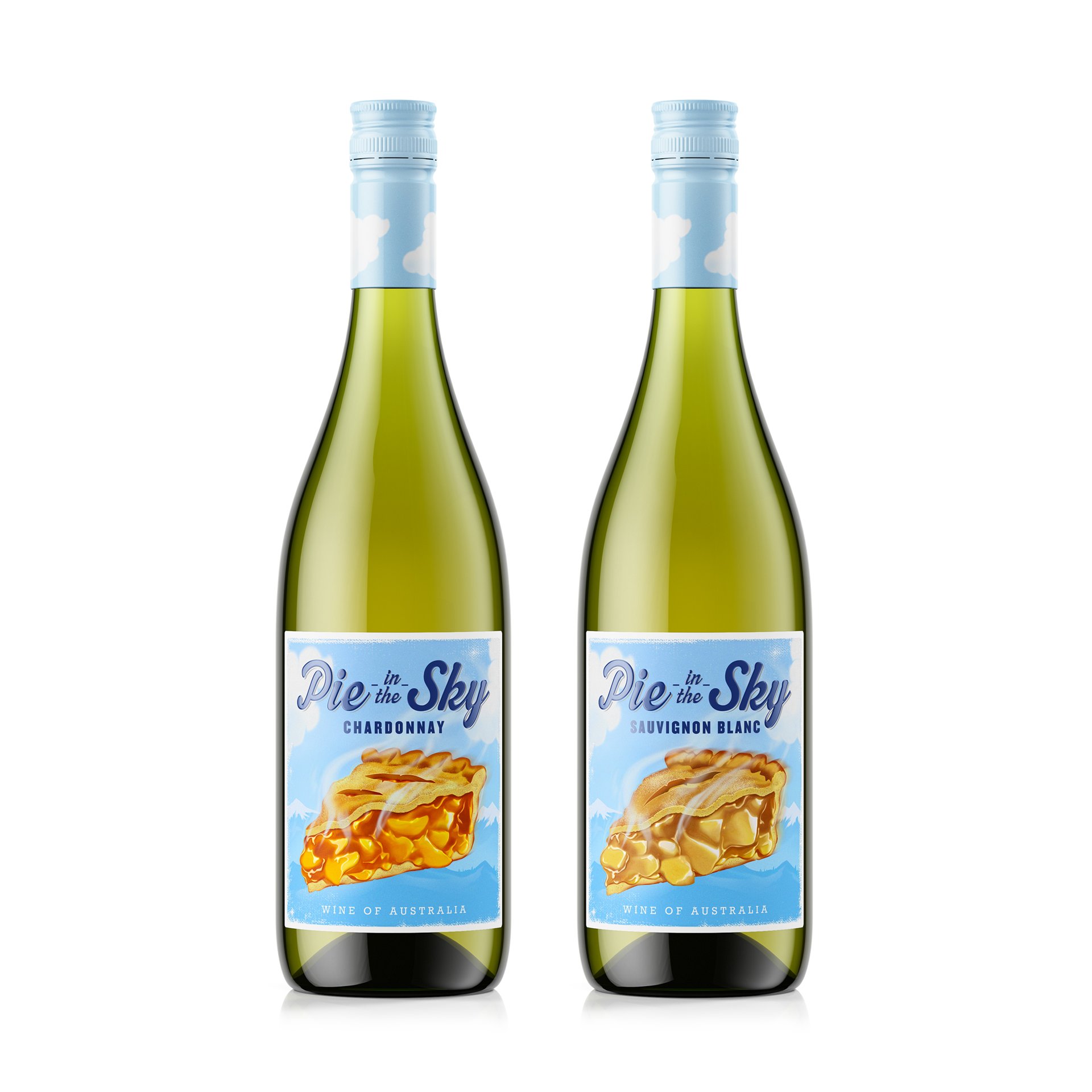 葡萄酒包装设计 PieInTheSky 霞多丽