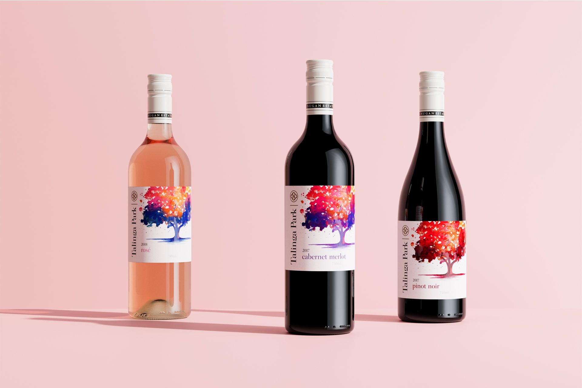 塔林加公园葡萄酒品牌包装