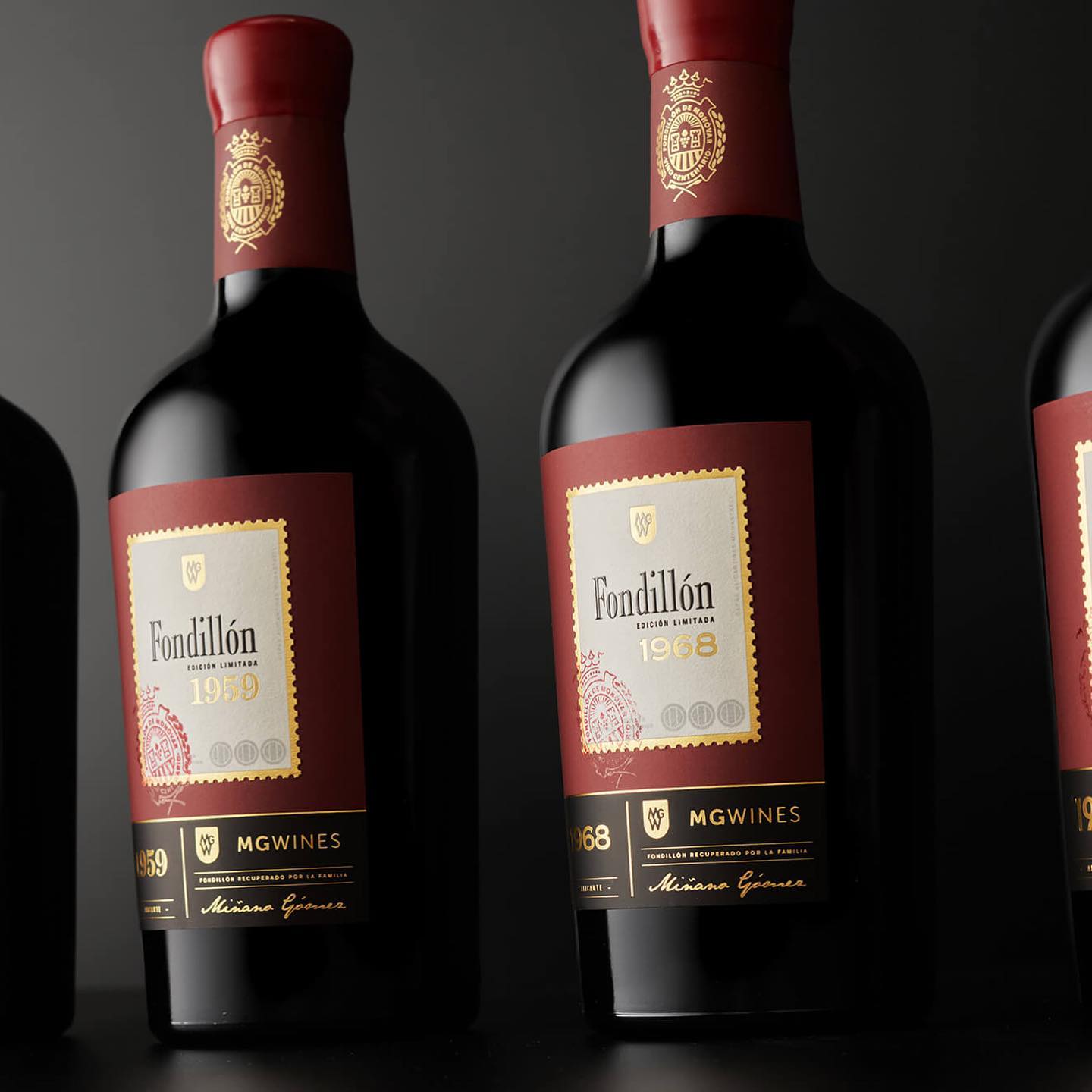 Un diseño para un vino histórico, una colección de barricas comprendidas entre 1935 y 1975. El recorrido histórico de @mgwinesgroup para recuperar un vino de patrimonio, historia de reyes y literatos. Proyecto completo en nuestra web.