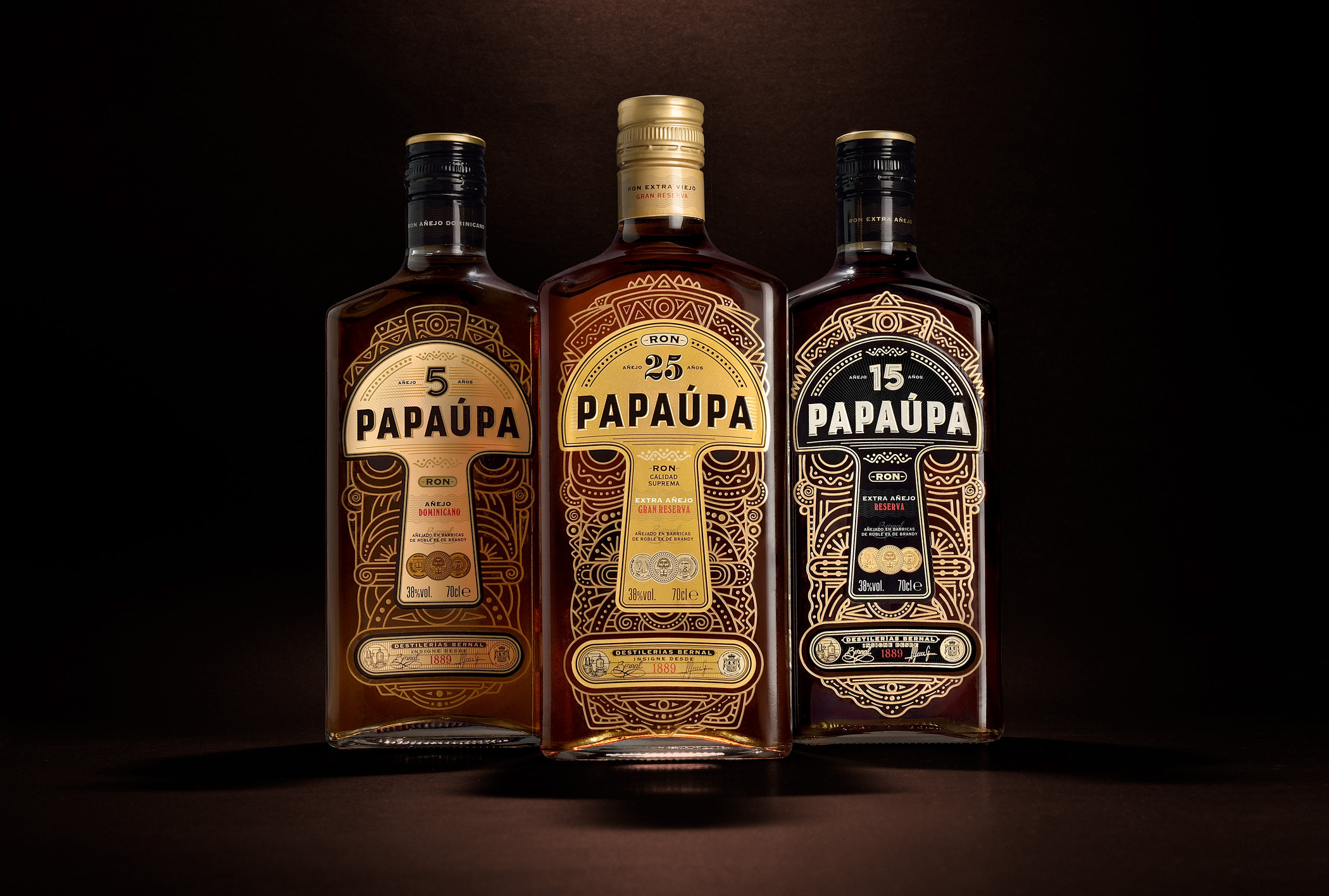 naming Packaging ron Rum PAPAUPA ILLUSTRATION  dominican awared