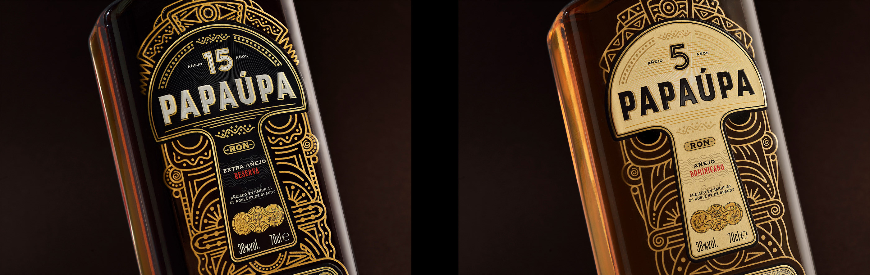naming Packaging ron Rum PAPAUPA ILLUSTRATION  dominican awared