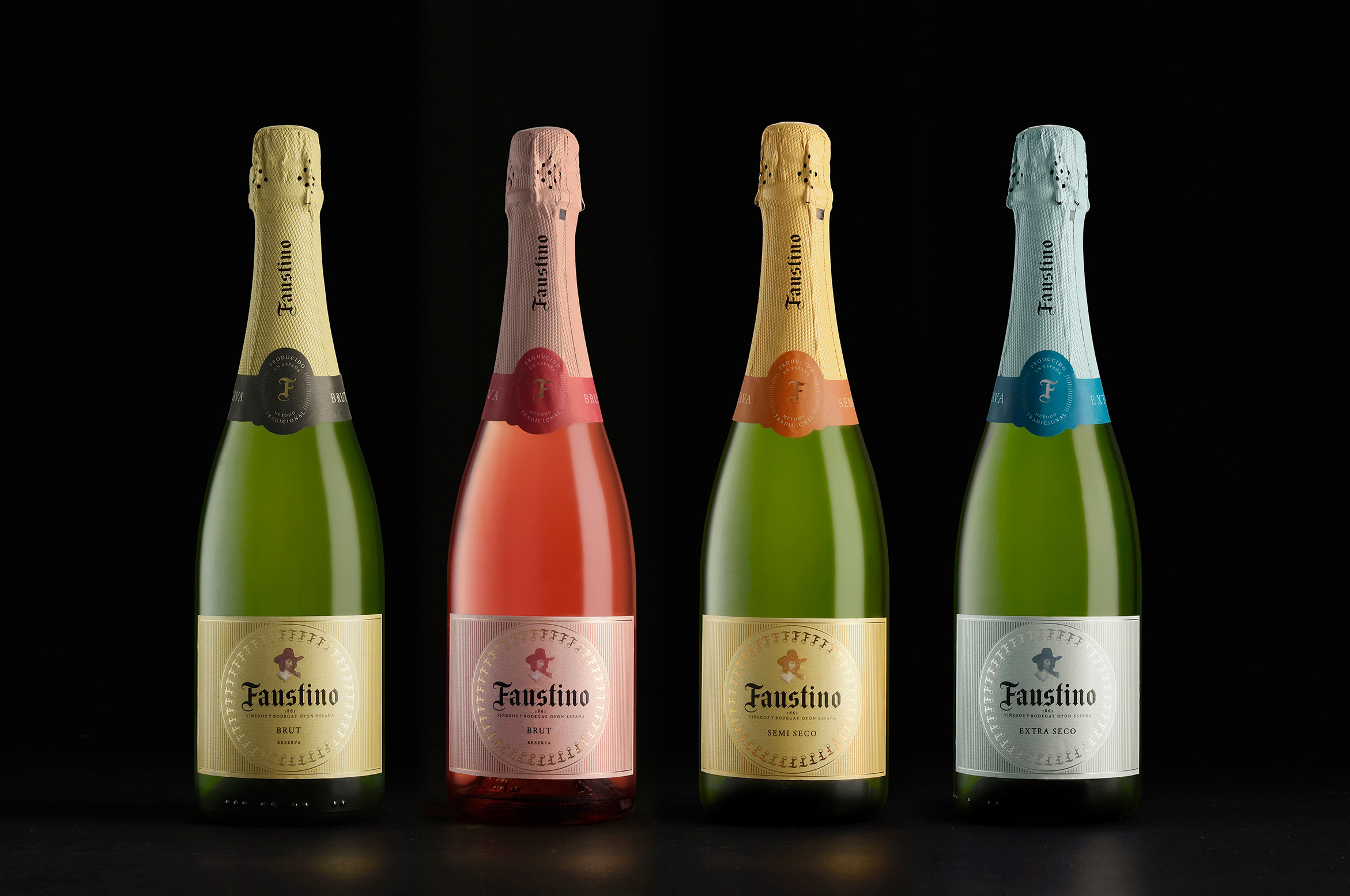Packaging cava faustino lebeldesign RESTYLING family