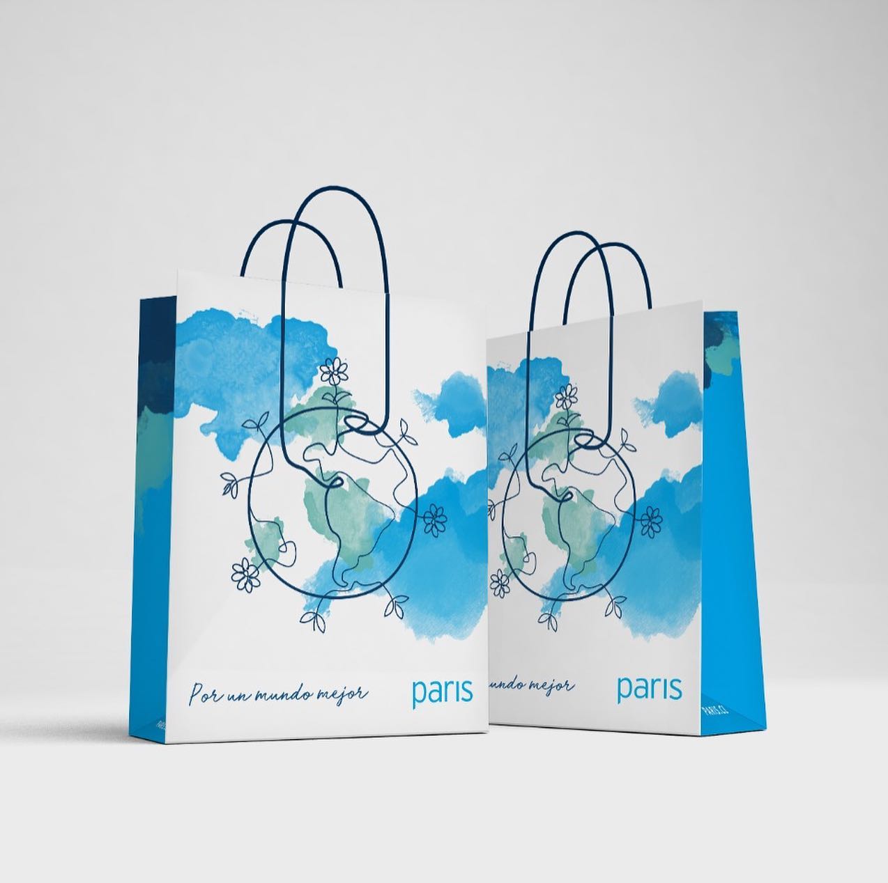 Diseño de bolsas para @tiendas_paris \\n\\nEl desafío fue potenciar la marca a través de recursos gráficos que le pertenezcan, identificando la misma sin la necesidad de utilizar el logo como elemento principal. \\n\\nEscríbenos, tenemos todo lo que tú marca necesita