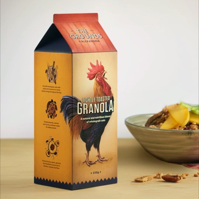 We turned the lovable farm animals of The Grounds into playful ambassadors for their latest range of goodies. Check out the new product range that's shake'n up breakfast on our site. Link in bio. @thegrounds #thegrounds #squadink #packagingdesign