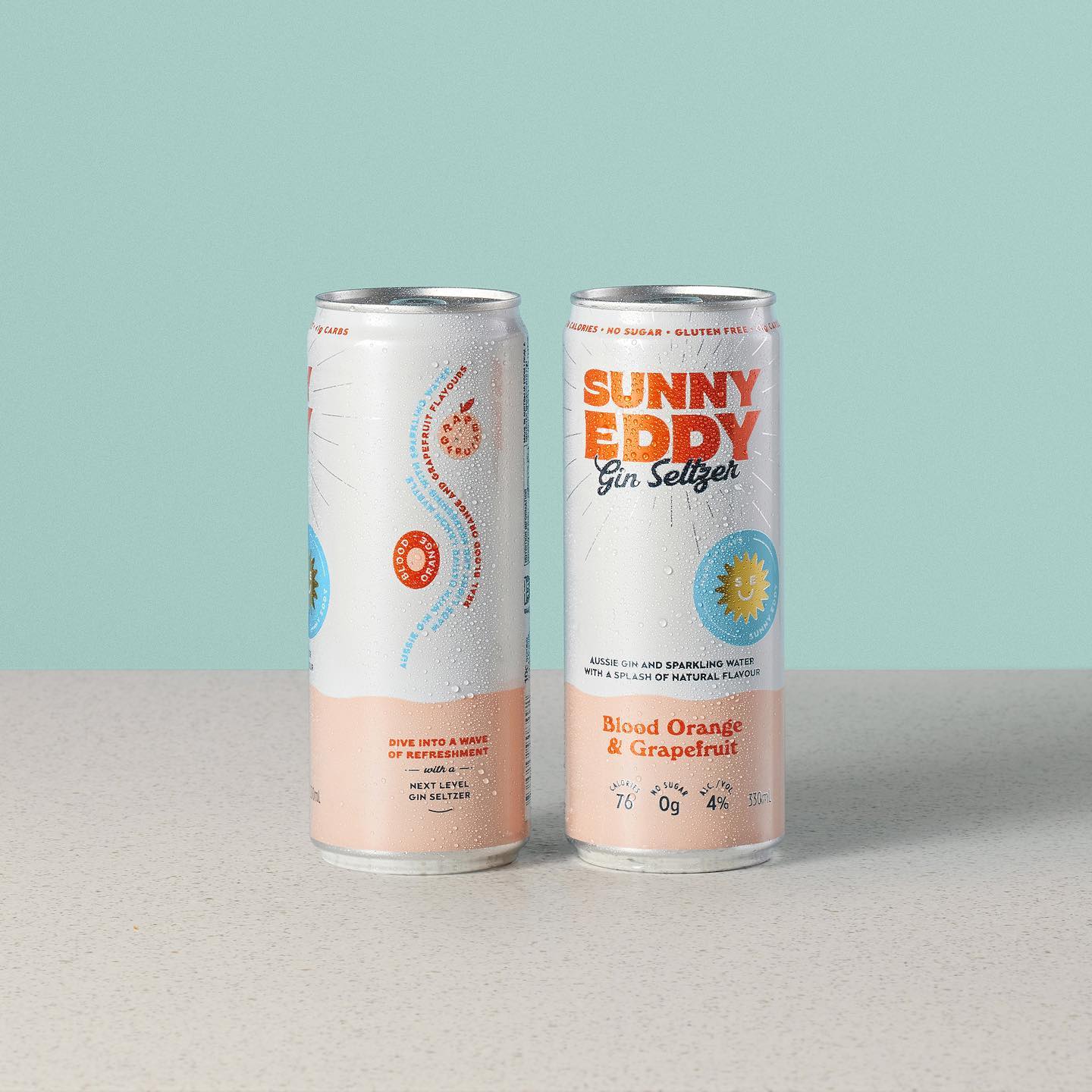 We had a lot of fun reminiscing about long, sun-drenched days lazing on the Aussie coast to bring you Sunny Eddy – A crisp gin seltzer, free from nasties and tasty as. Soak up pure refreshment with our nostalgic identity and packaging, made for carefree days under golden rays. Get around it!\\n\\n@sunnyeddyau #sunnyeddy #packaging #branding #design #ginseltzer #squadink #packagingdesign #photography #graphicdesign #sydney #australia #happydays