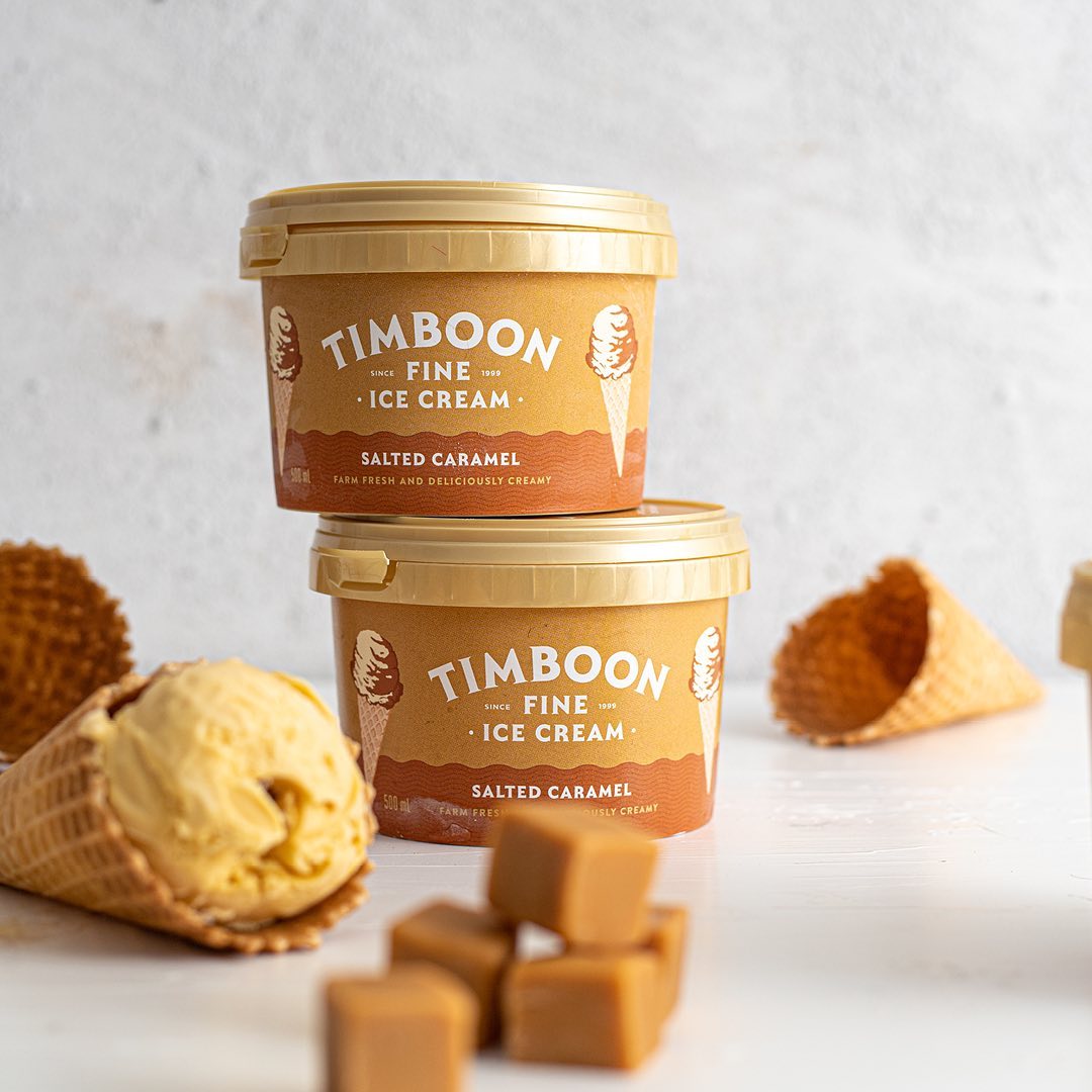 Screaming for some @timboonicecream today ☀️\\n\\nWe're thrilled to work with husband and wife team Tim and Caroline Marwood on their brand ID and packaging for Timboon Ice Cream. Founded in 1999 with a mission to create the best traditional hard scoop ice cream in Australia.\\n\\nTim comes from a pedigree of dairy farmers and drew from his experience and childhood to create a spectrum of nostalgic ice cream flavours using only the freshest dairy from neighbouring farms.\\n\\nWe worked together on evolving