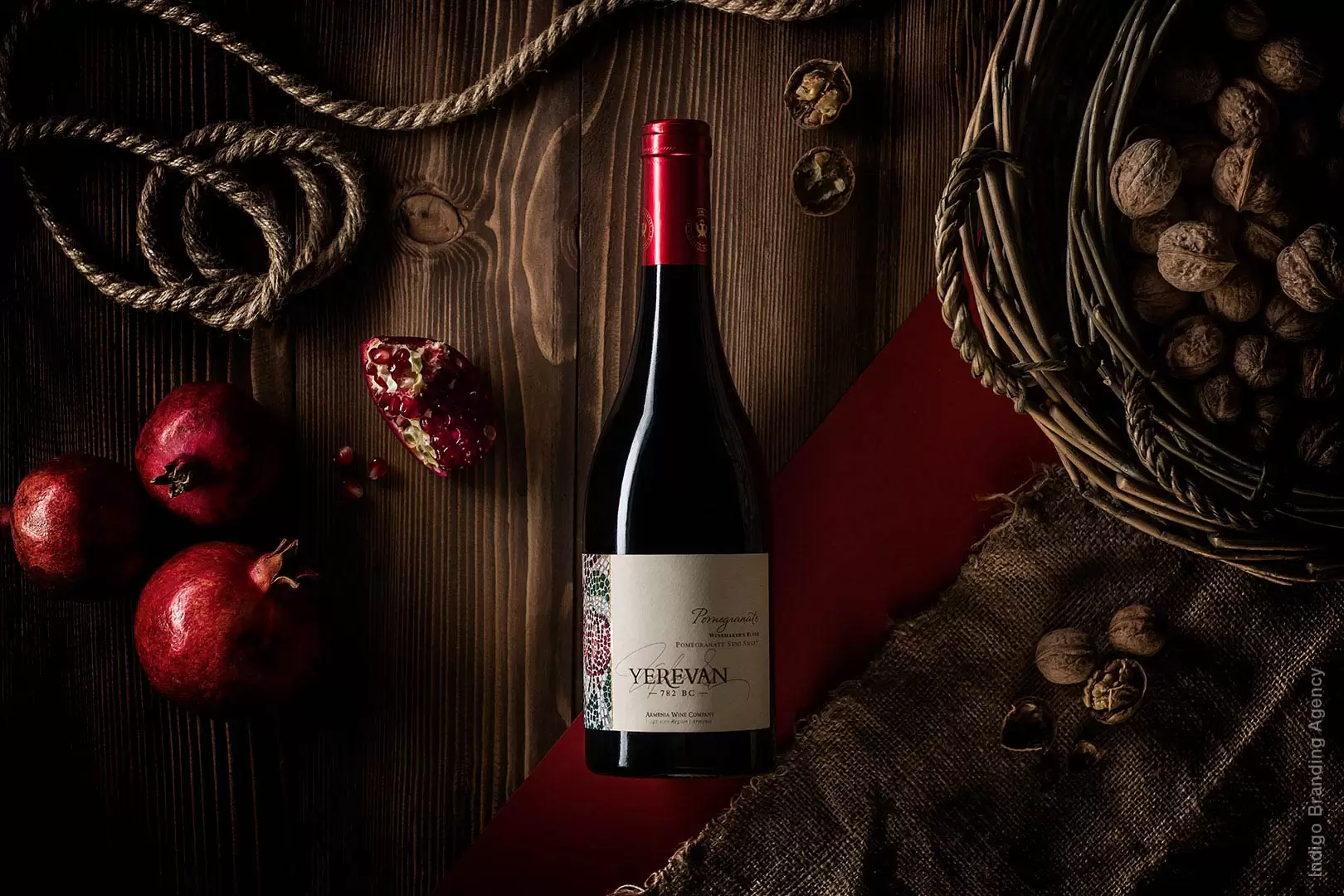 Yerevan 782 BC Wines branding and labeling by Indigo branding