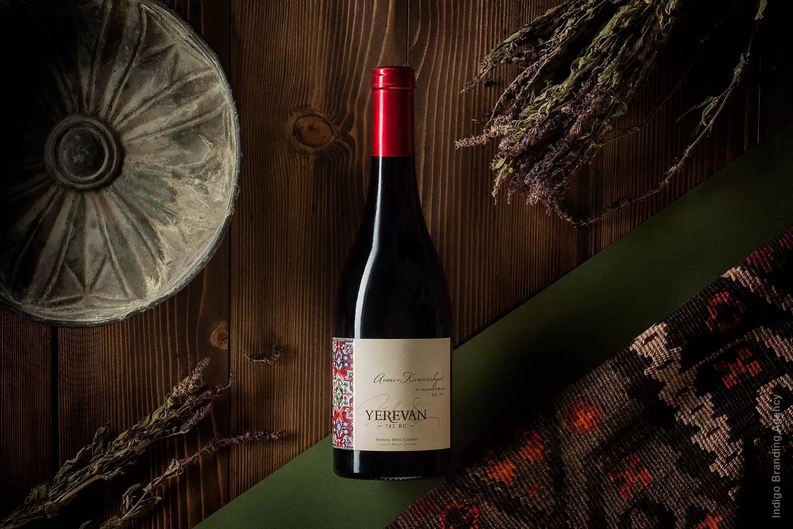 Yerevan 782 BC Wines branding and labeling by Indigo branding
