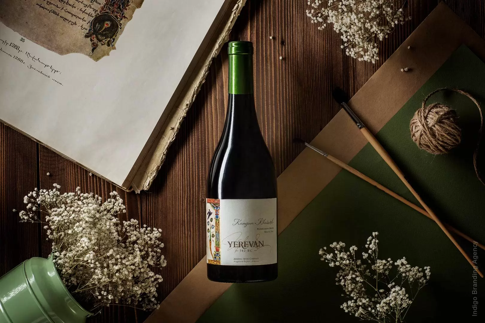 Yerevan 782 BC Wines branding and labeling by Indigo branding