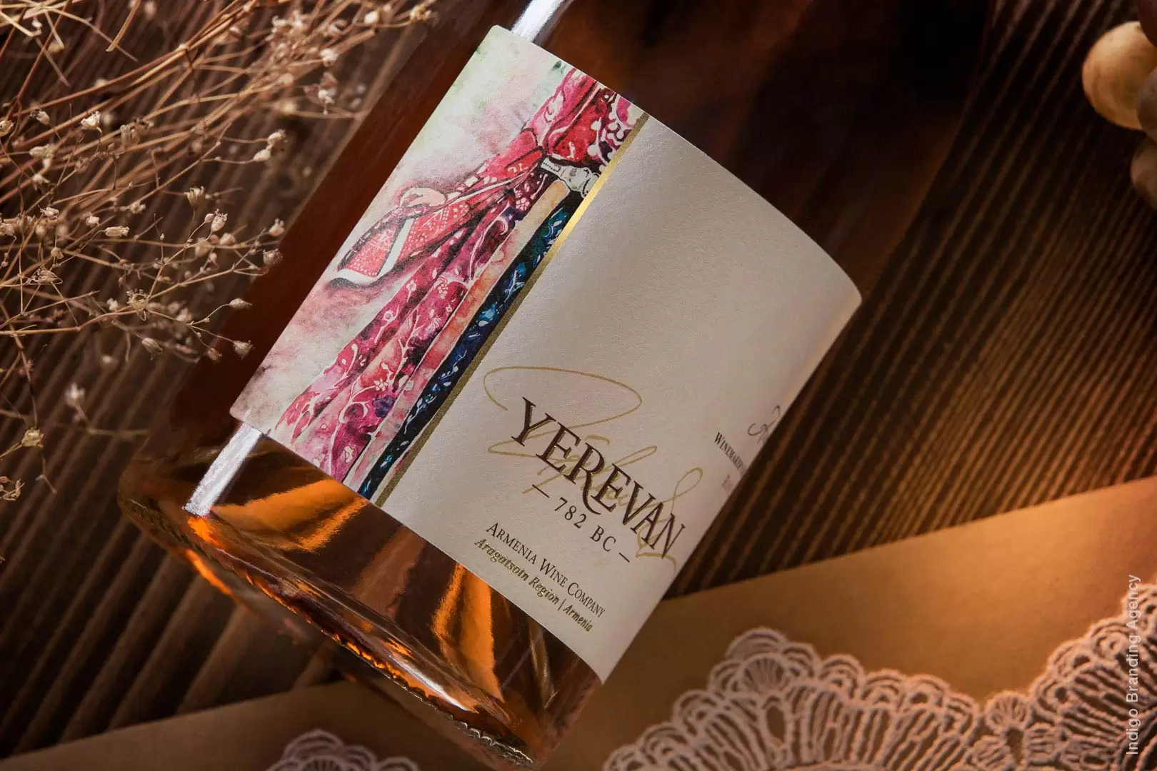 Yerevan 782 BC Wines branding and labeling by Indigo branding