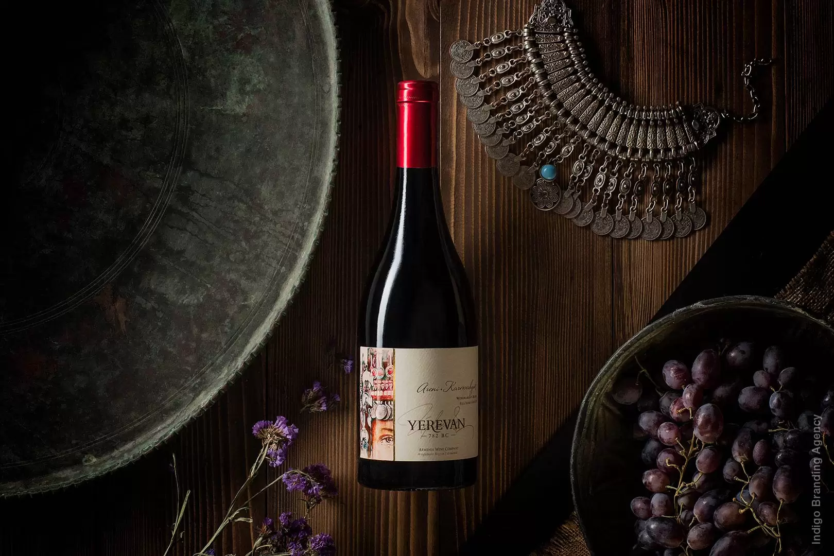 Yerevan 782 BC Wines branding and labeling by Indigo branding