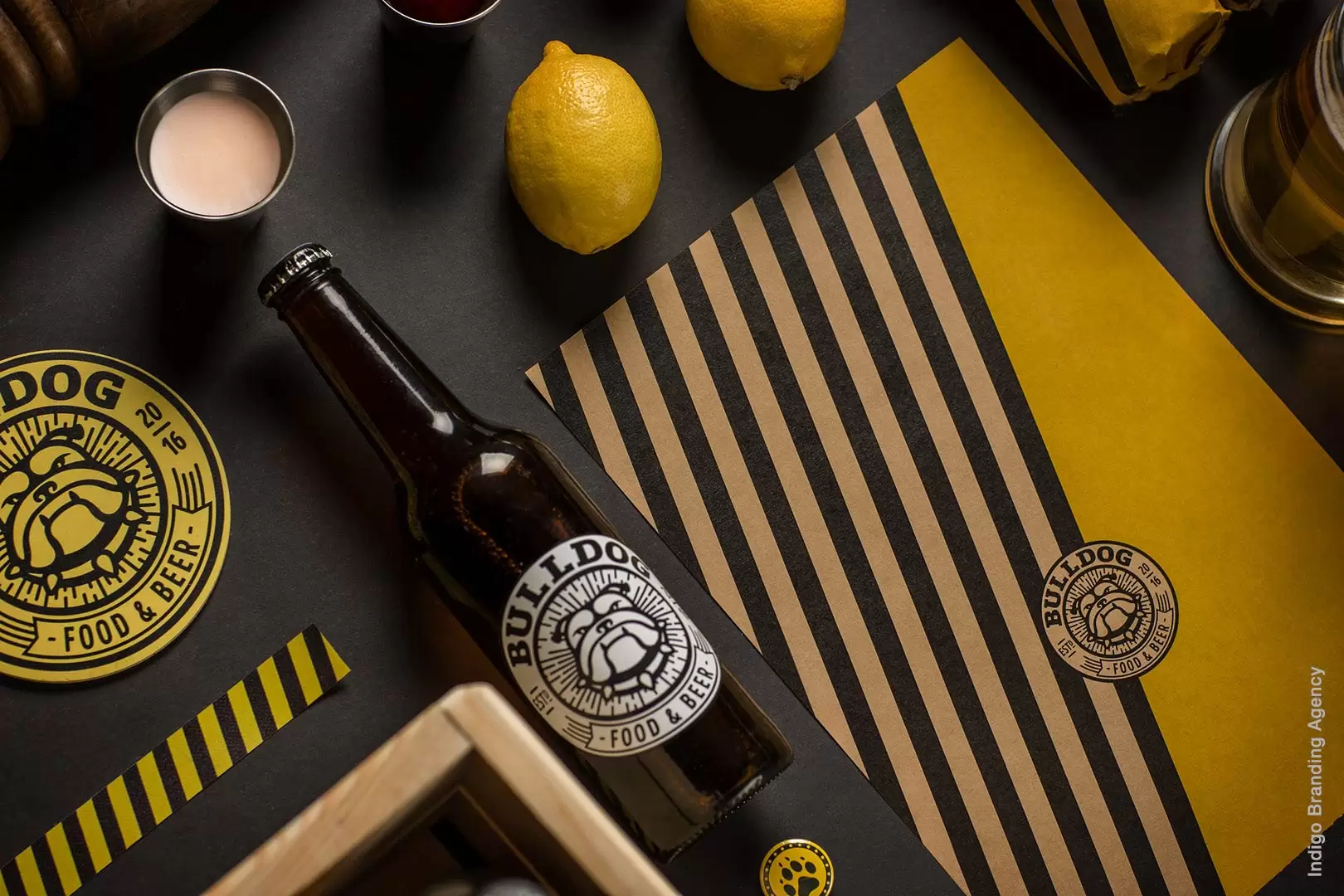 Buldog branding and logo design by Indigo branding