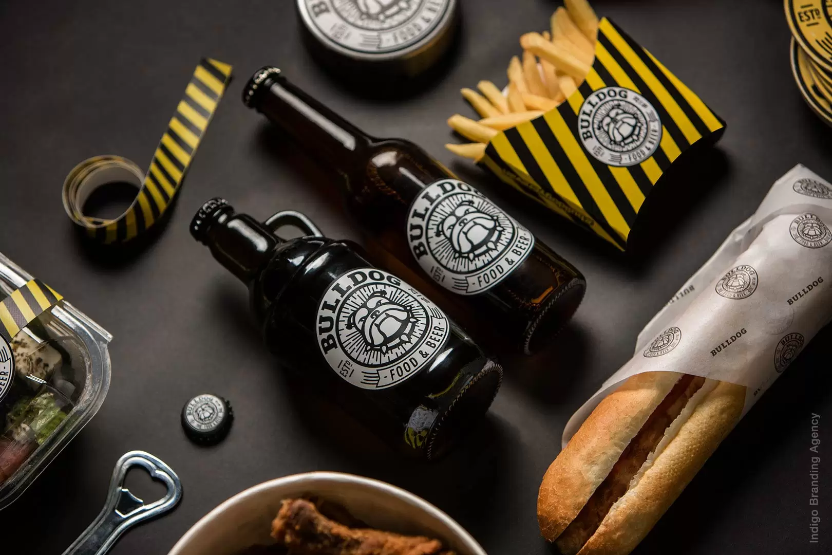 Buldog branding and logo design by Indigo branding