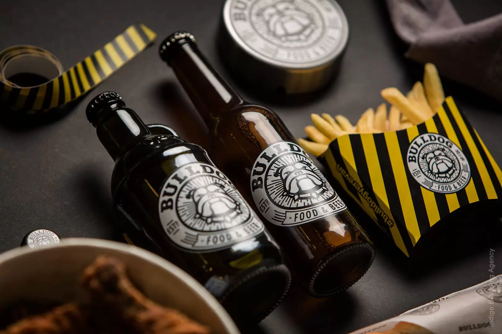 Buldog branding and logo design by Indigo branding