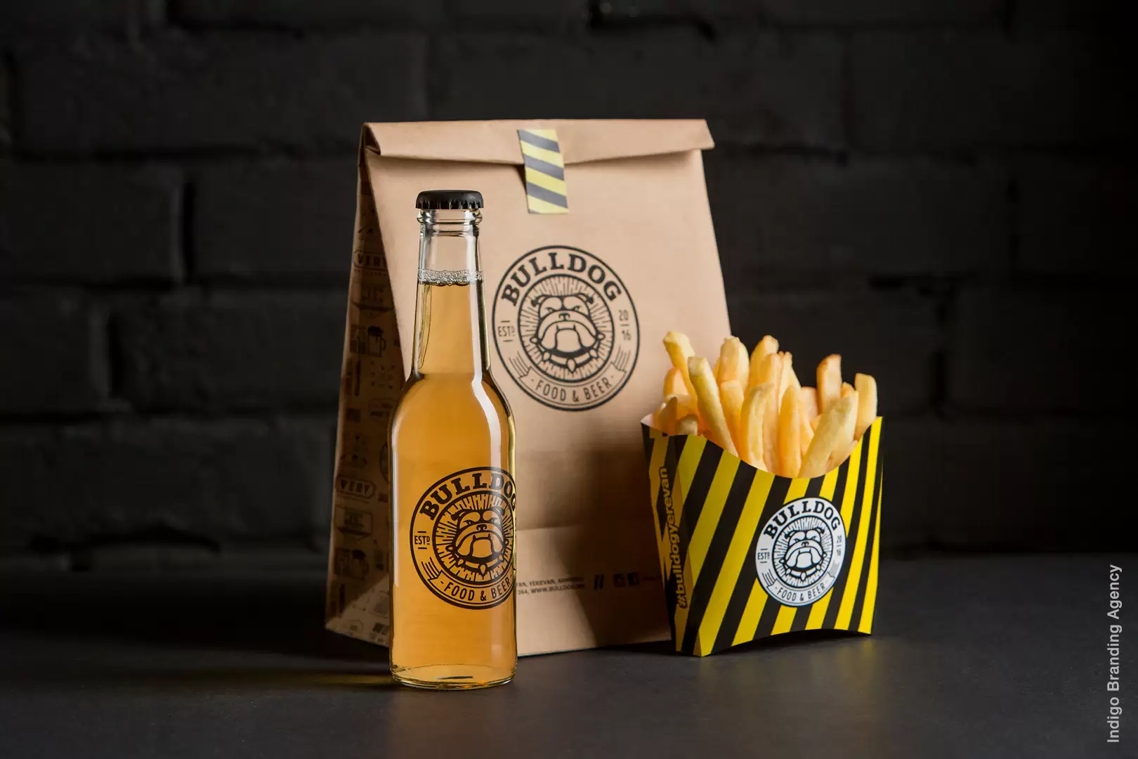 Buldog branding and logo design by Indigo branding
