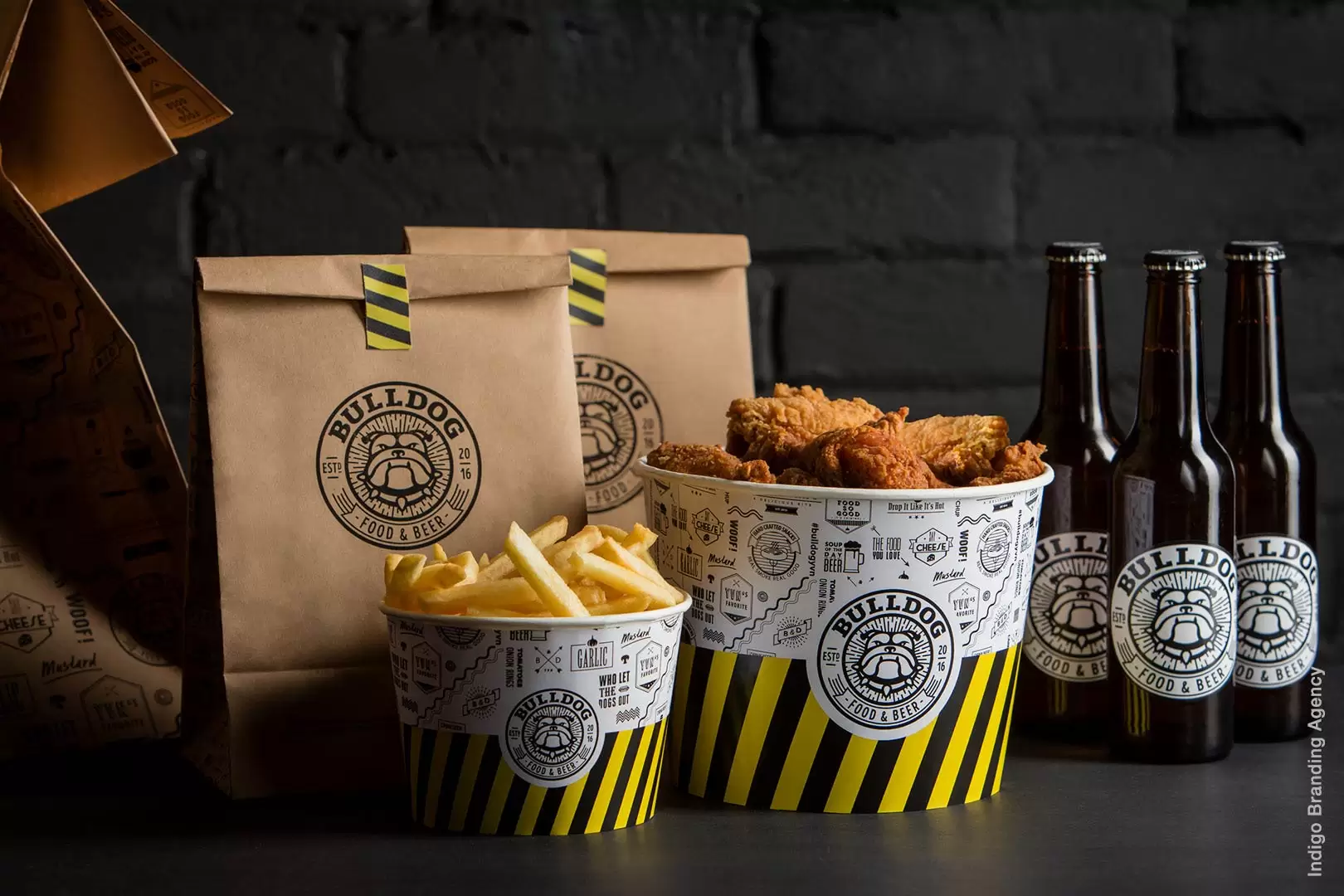 Buldog branding and logo design by Indigo branding