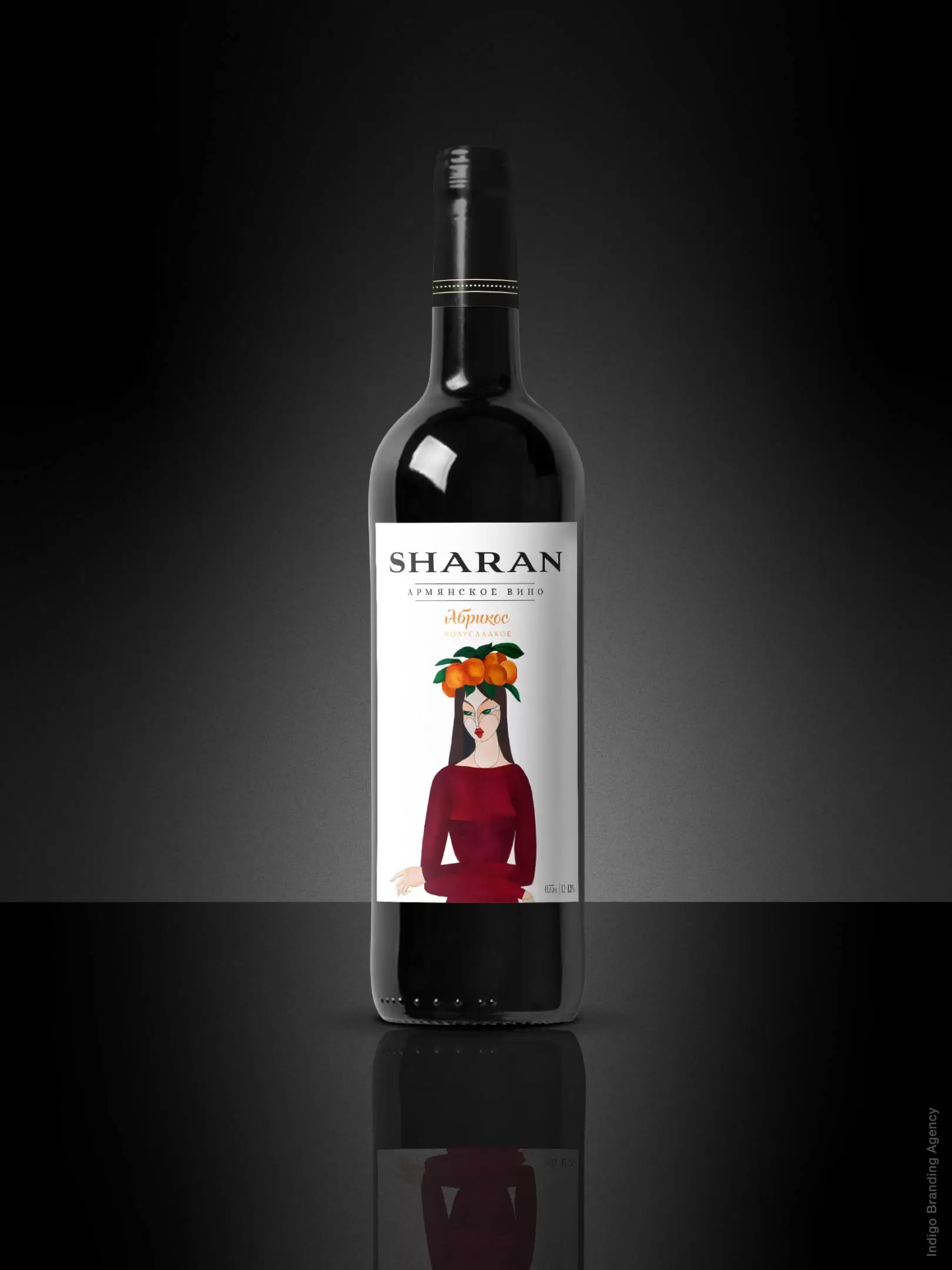 Sharan Fruit Wines branding and labeling by Indigo branding