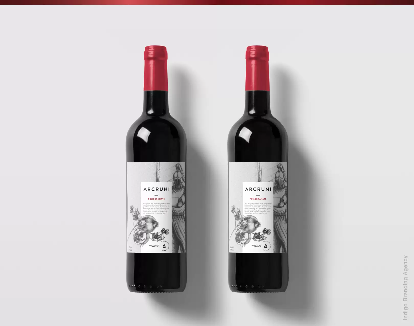 Arcruni wine branding and labeling by Indigo branding