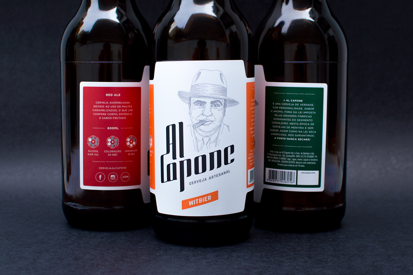 craft beer local business mafia bottle Logotype draw type
