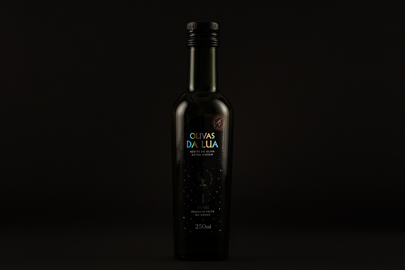 AZEITE bottle Food  Garrafa Label Lua moon olive Packaging embalagem