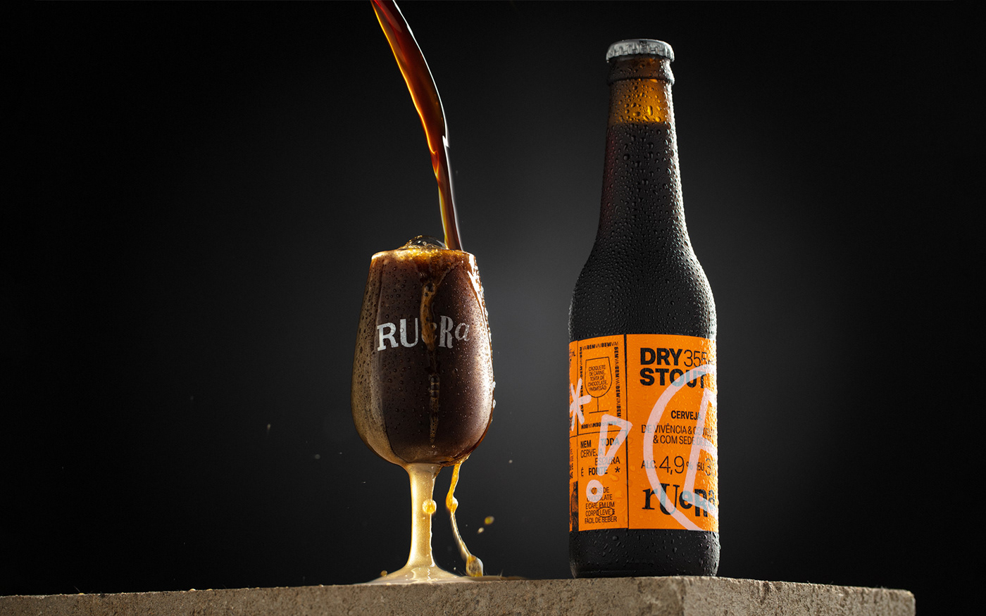 beer brand identity Label Packaging Street Urban visual identity logo packaging design poster