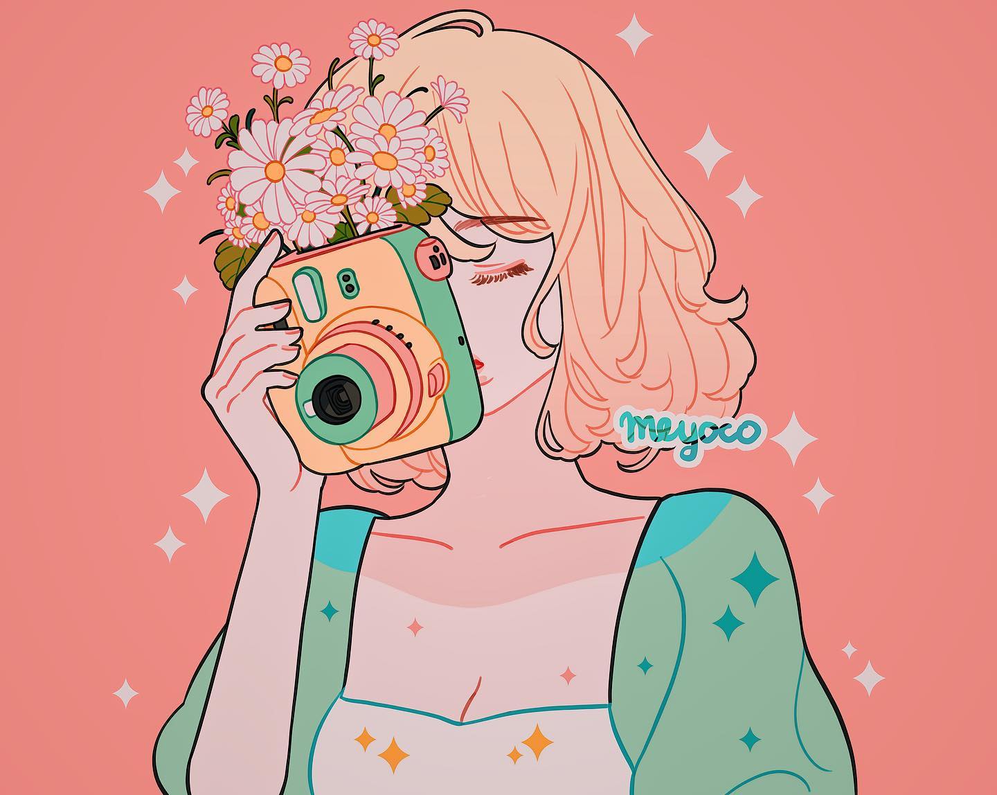 Daisy\\n.\\n.\\n.\\n.\\n.\\n.\\n.\\n.\\n.\\n.\\n.\\n.\\n#art #floralart #aestheticart #digitalart