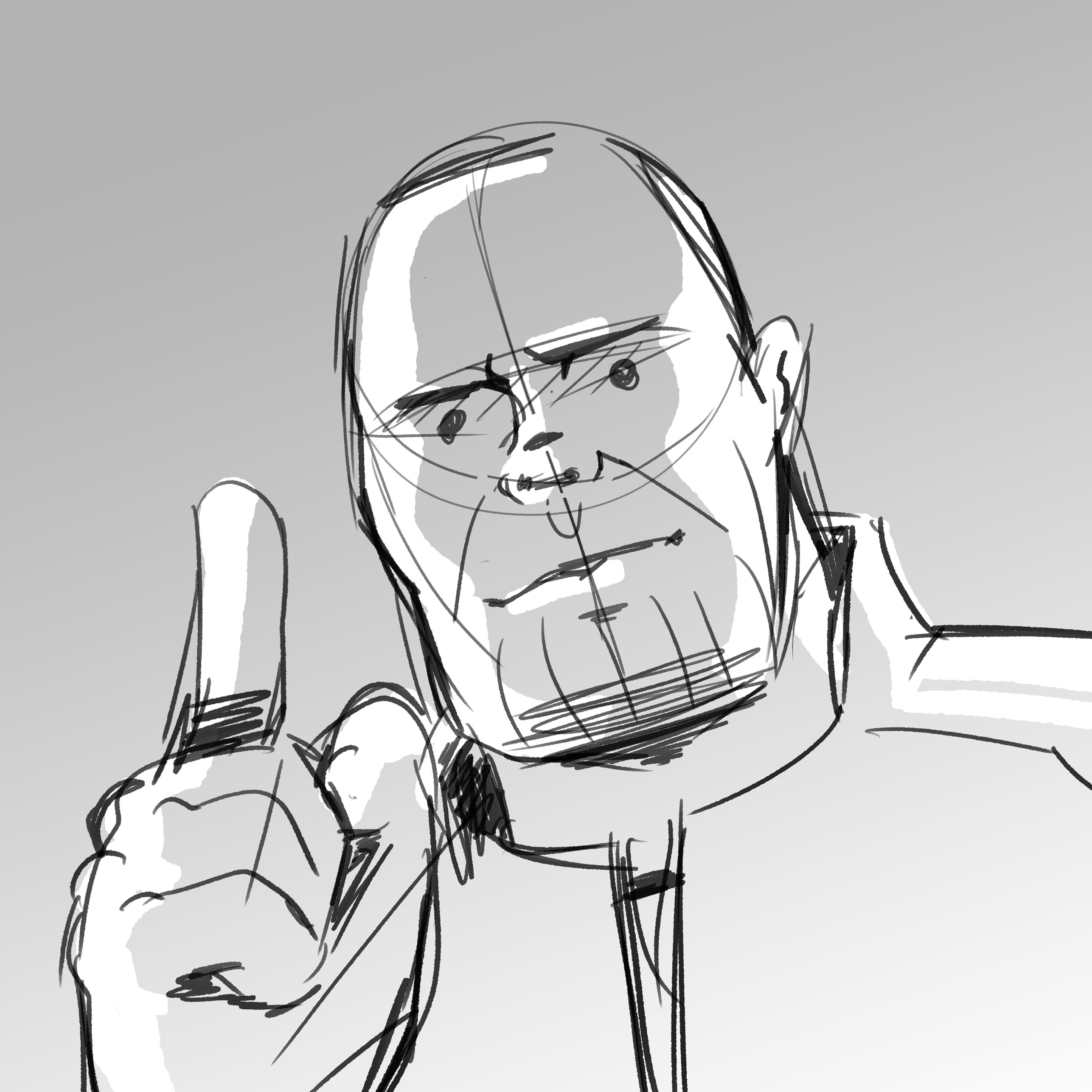 illust ILLUSTRATION  graphic design charactor artwork Avengers infinitywar Thanos shhhhhhhh