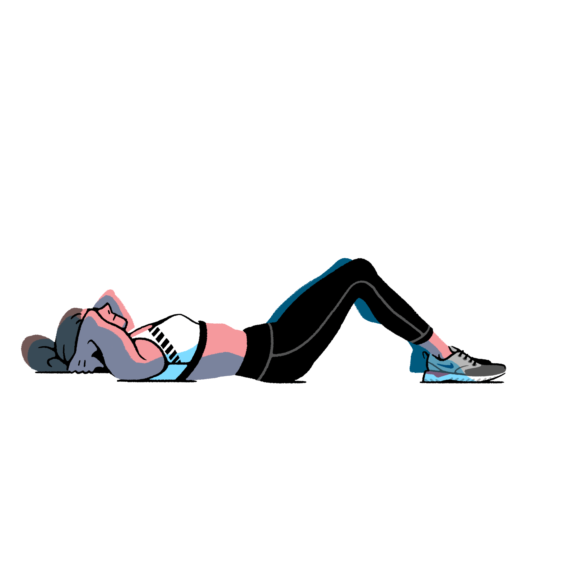 illust ILLUSTRATION  graphic design  gif Nike nikewomen women's day artwork motion design