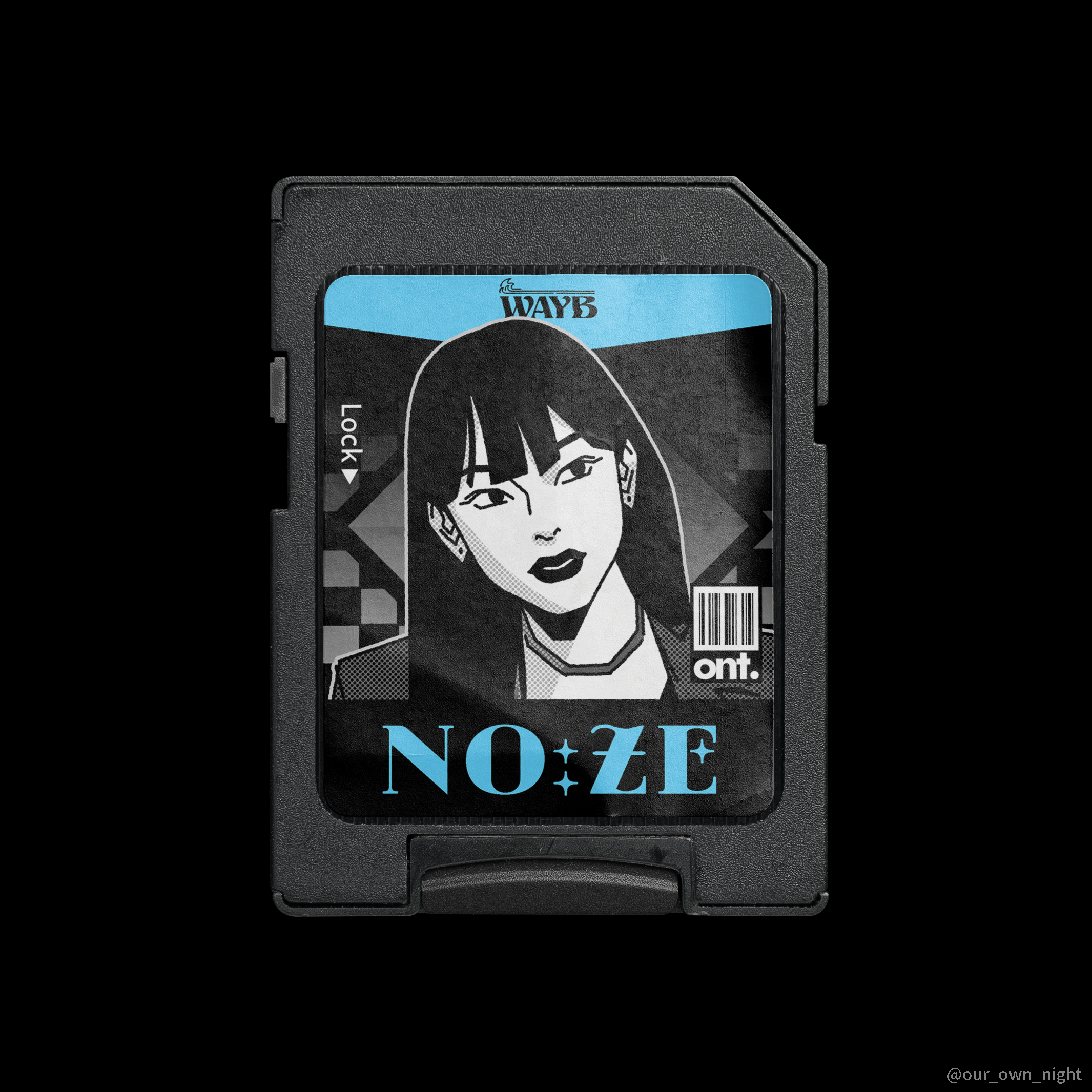 art Character concept design fanart graphic design  illust ILLUSTRATION  Mockup sdcard