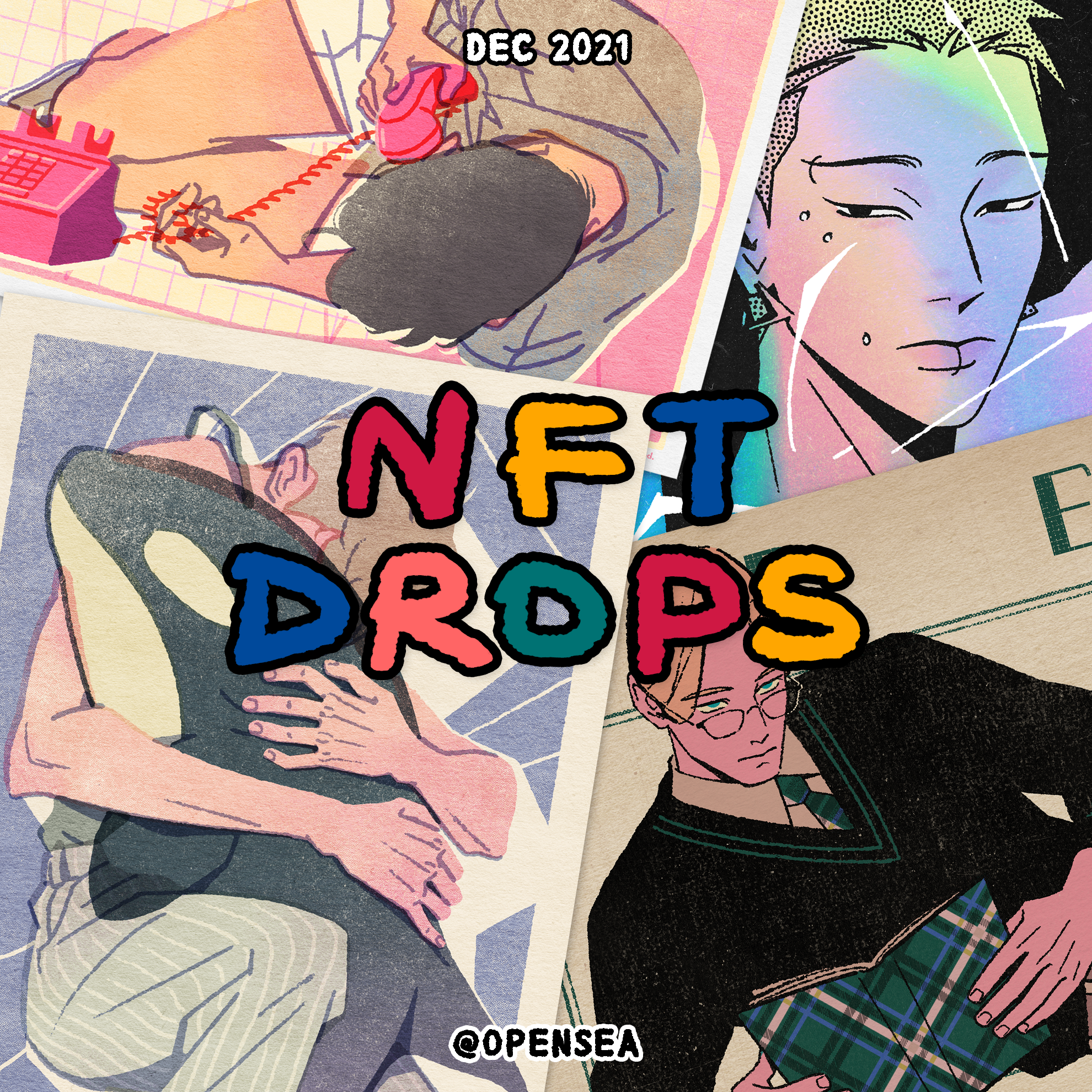 artwork Character design graphic design  ILLUSTRATION  nft nftart nftdrop Retro vintage