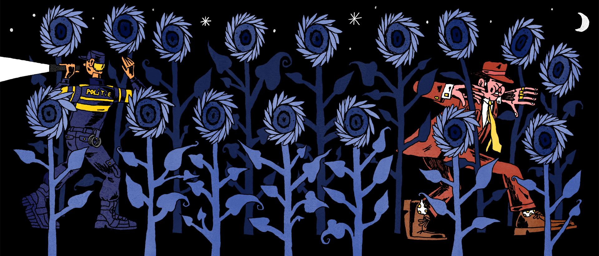 De Correspondent philip lindeman ILLUSTRATION  editorial mafia