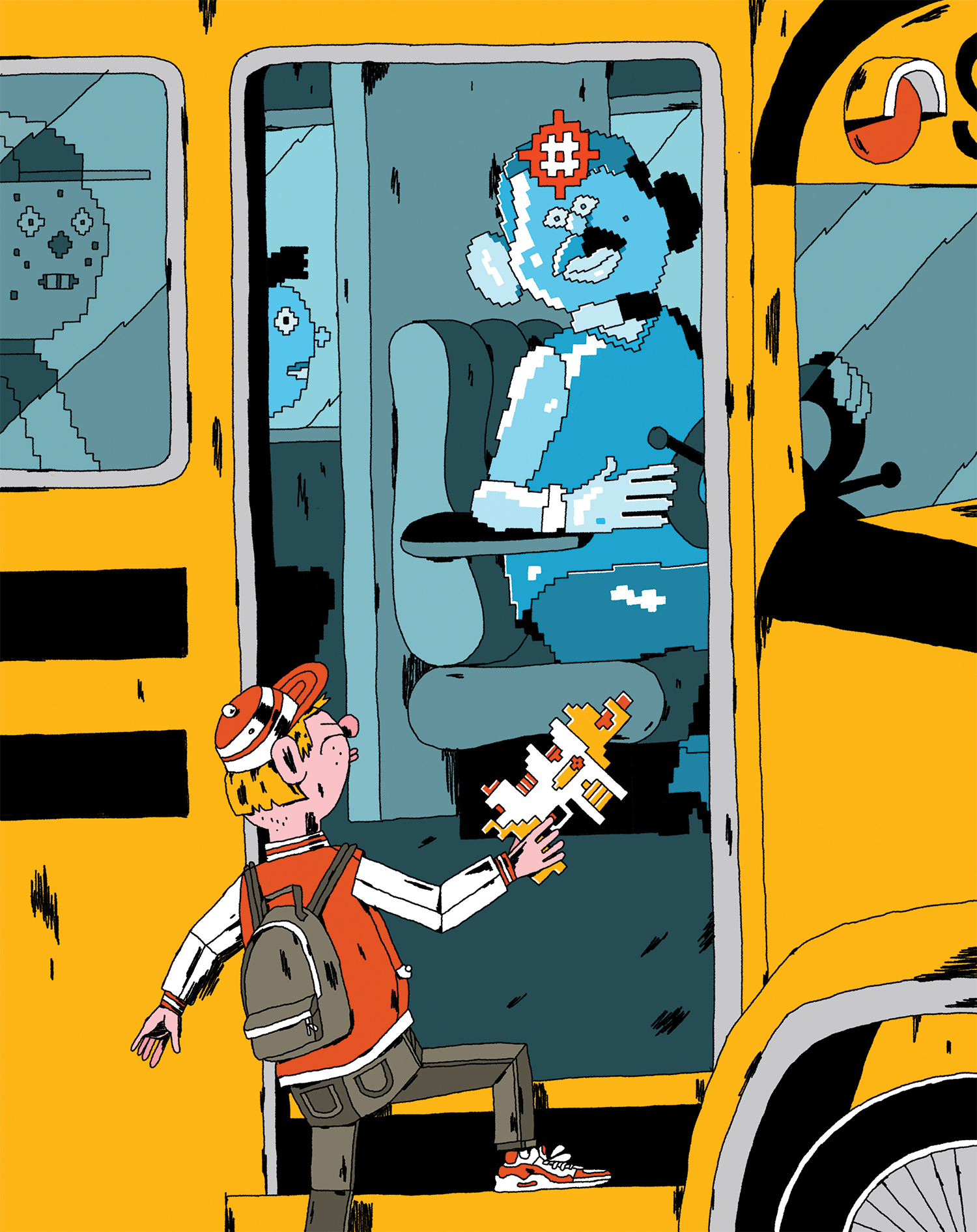 De Volkskrant philip lindeman editorial ILLUSTRATION  Illustrator