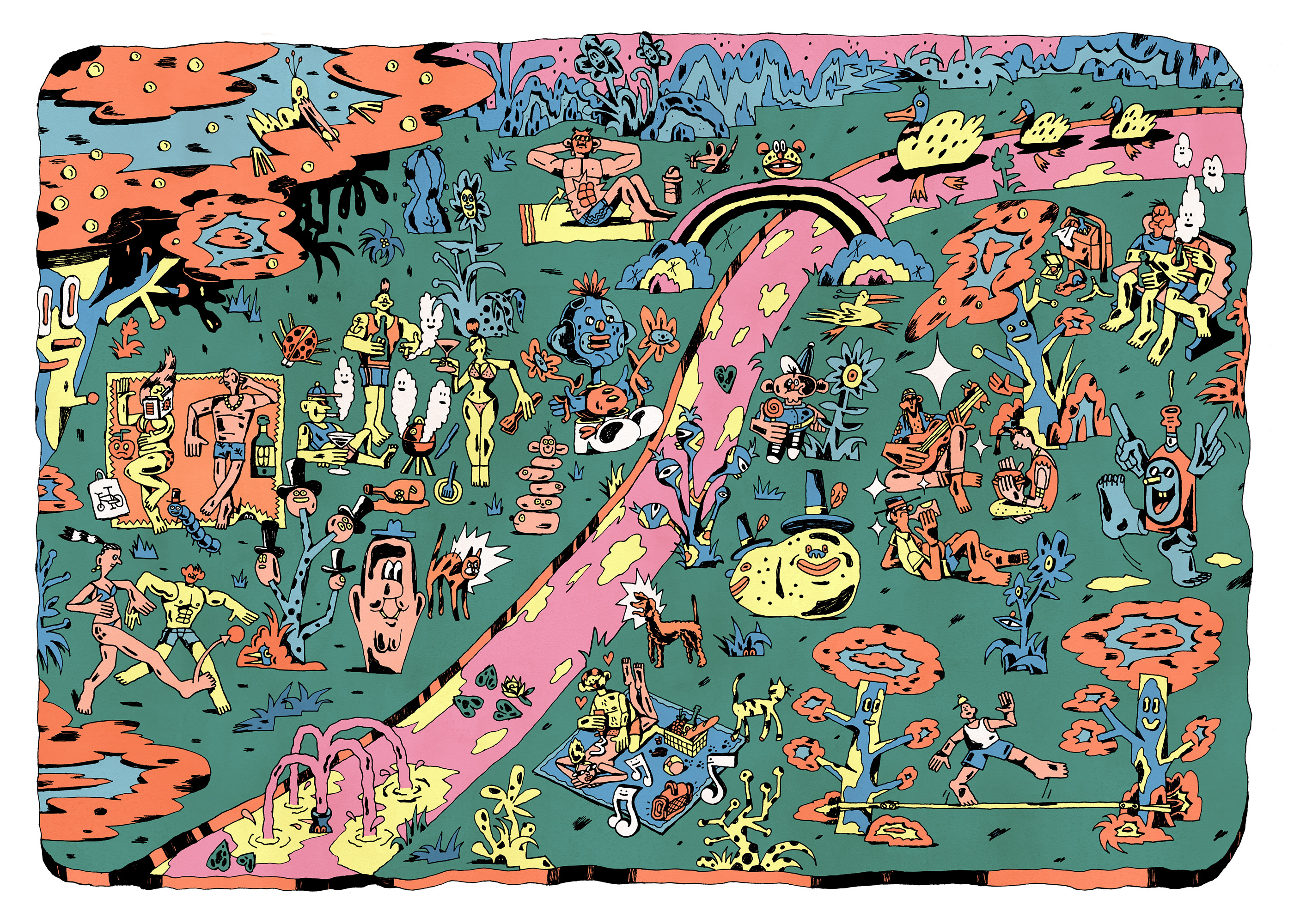 ILLUSTRATION  philip lindeman print poster