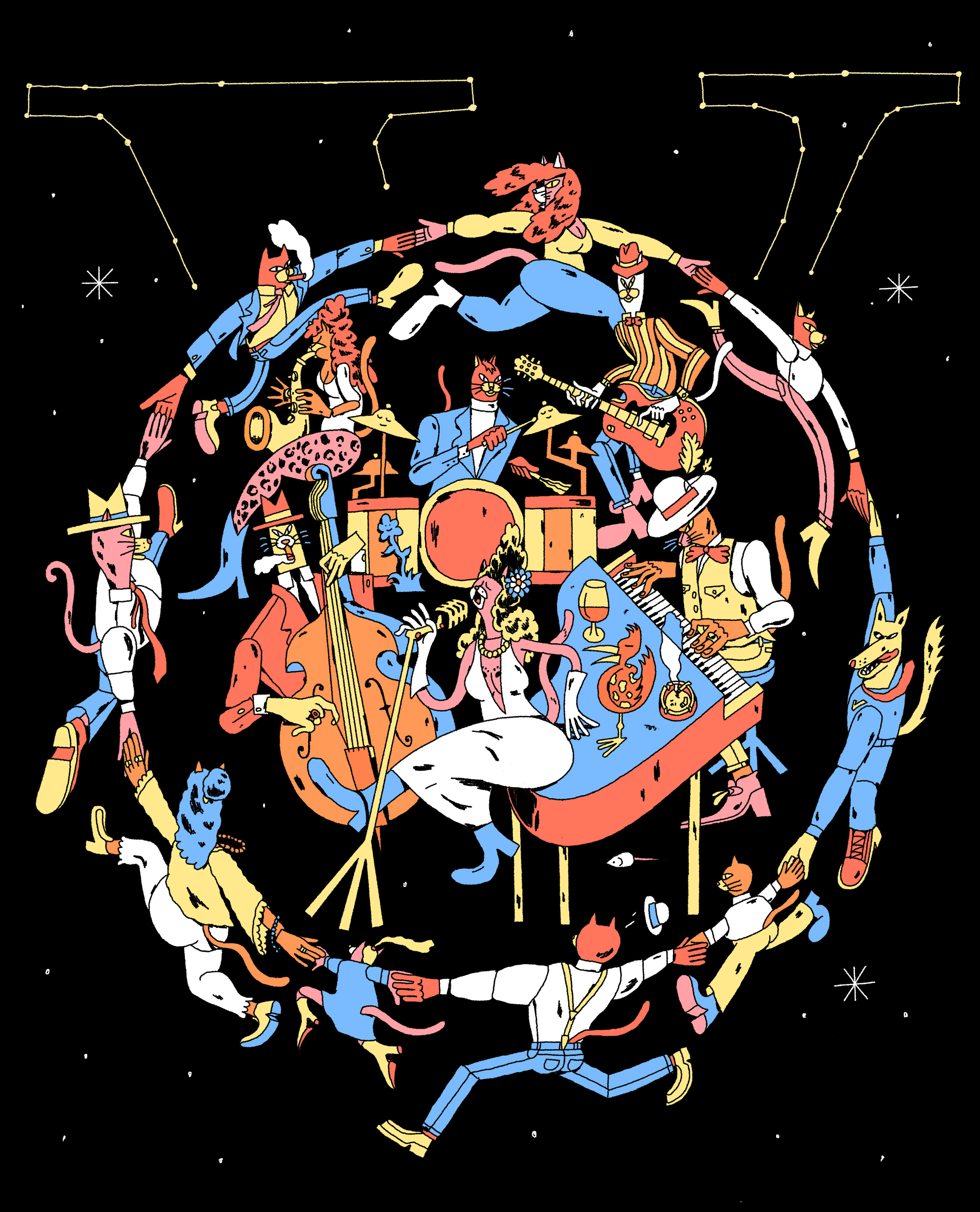 De Volkskrant philip lindeman north sea jazz festival ILLUSTRATION