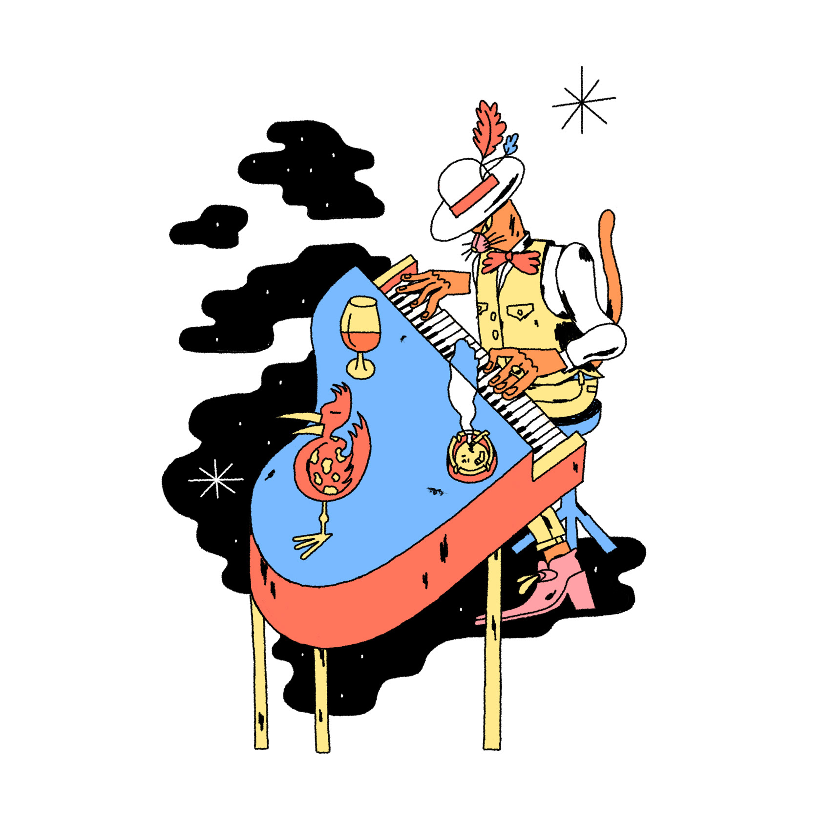 De Volkskrant philip lindeman north sea jazz festival ILLUSTRATION