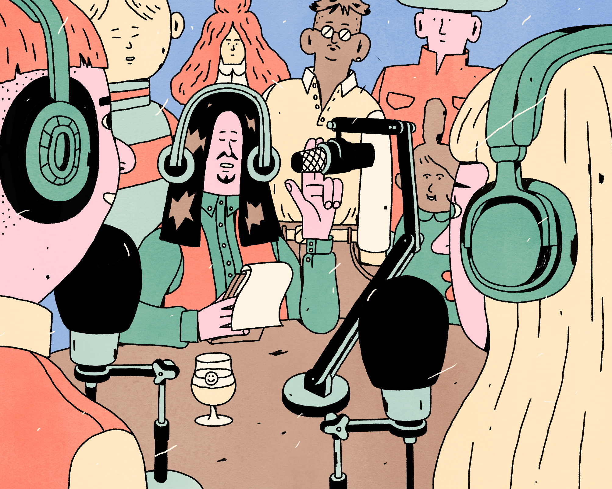 philip lindeman Usbek & Rica ILLUSTRATION  editorial Drawing  art magazine
