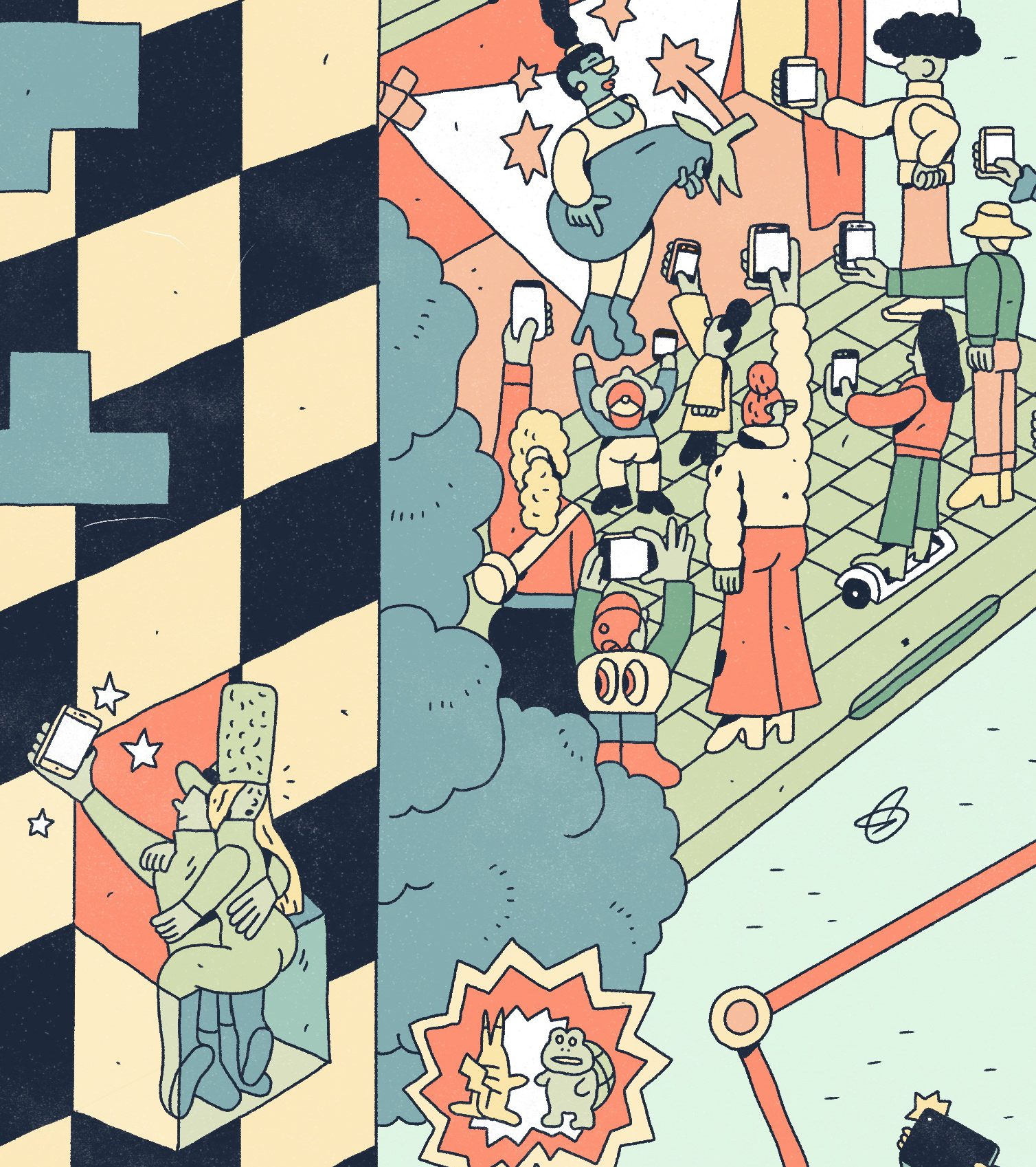 Character design  commercial design ILLUSTRATION  Landscape Design philip lindeman