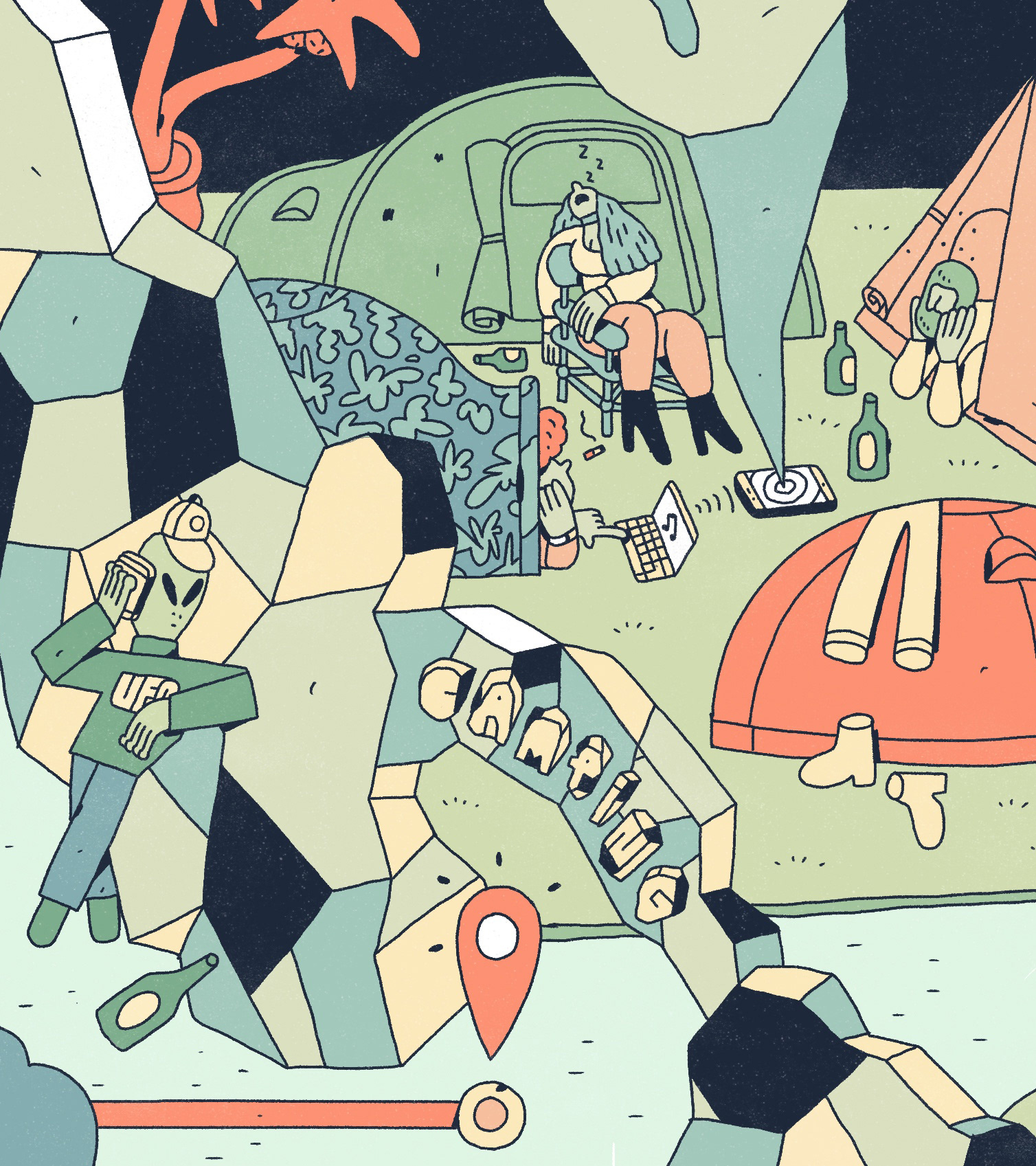 Character design  commercial design ILLUSTRATION  Landscape Design philip lindeman