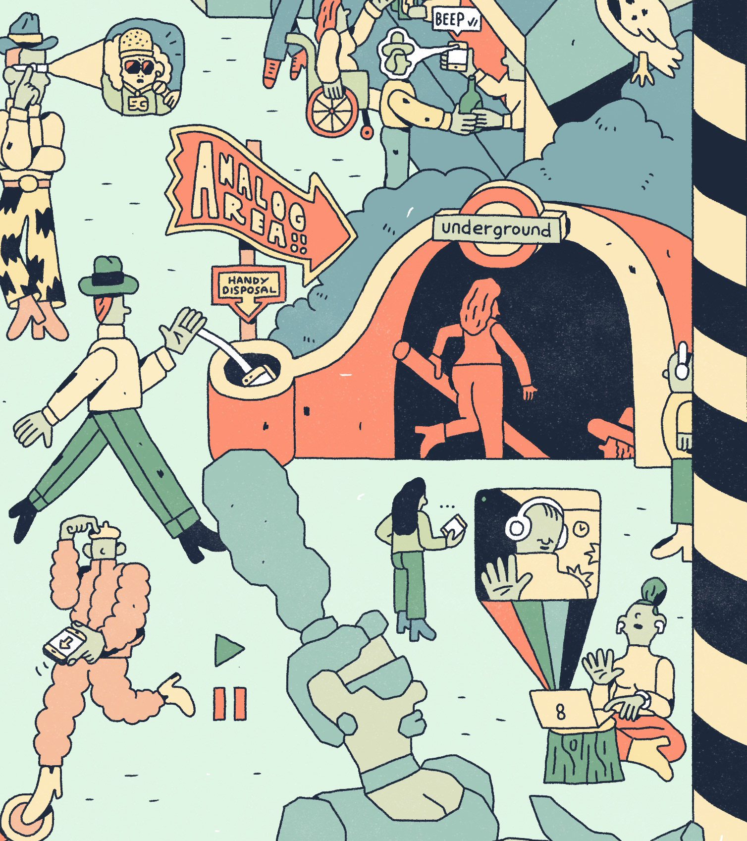 Character design  commercial design ILLUSTRATION  Landscape Design philip lindeman