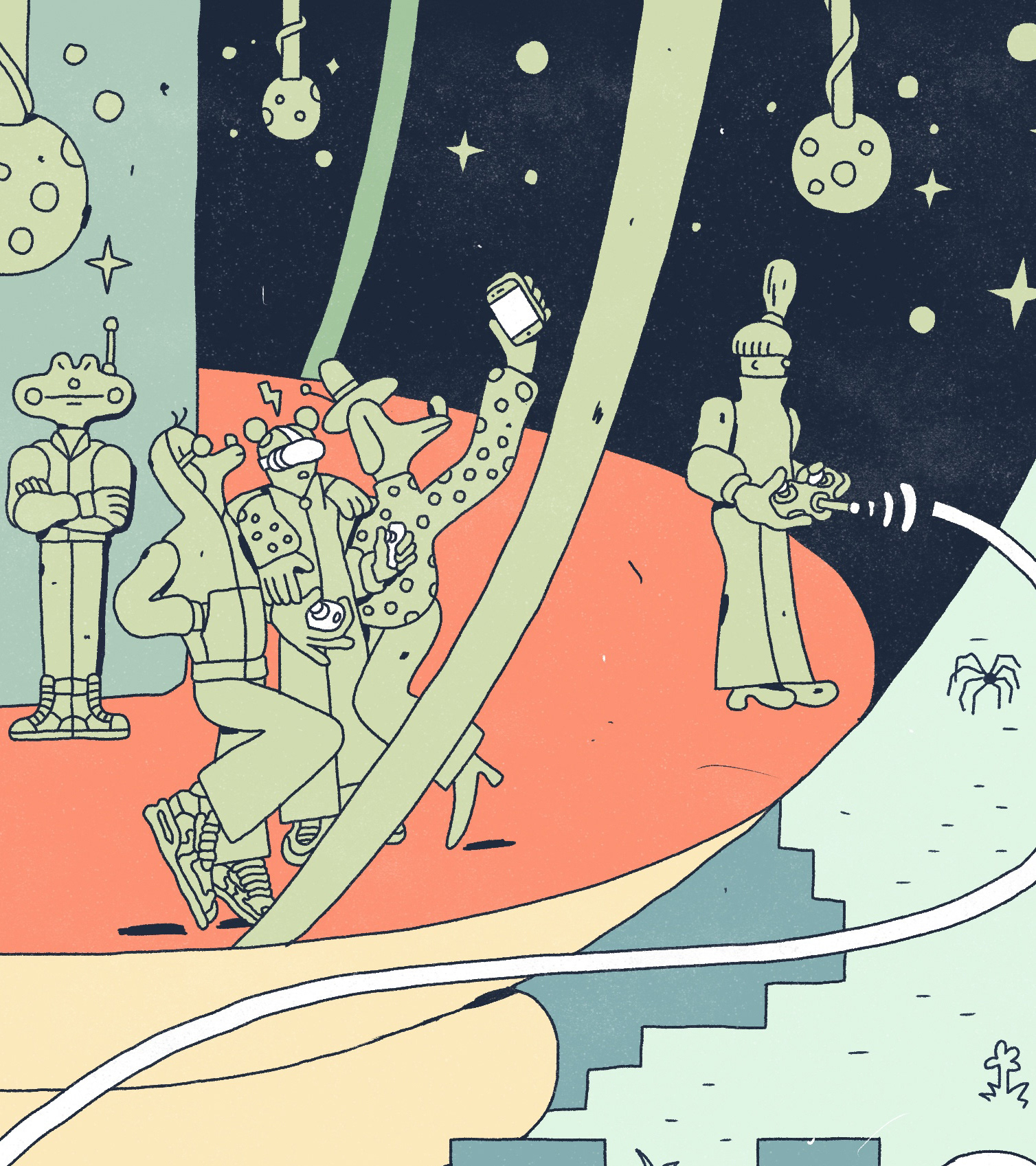 Character design  commercial design ILLUSTRATION  Landscape Design philip lindeman