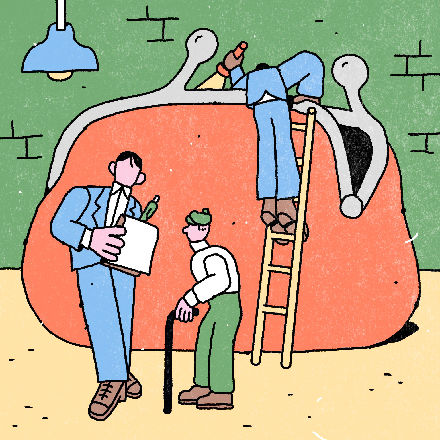 De Volkskrant ILLUSTRATION  philip lindeman