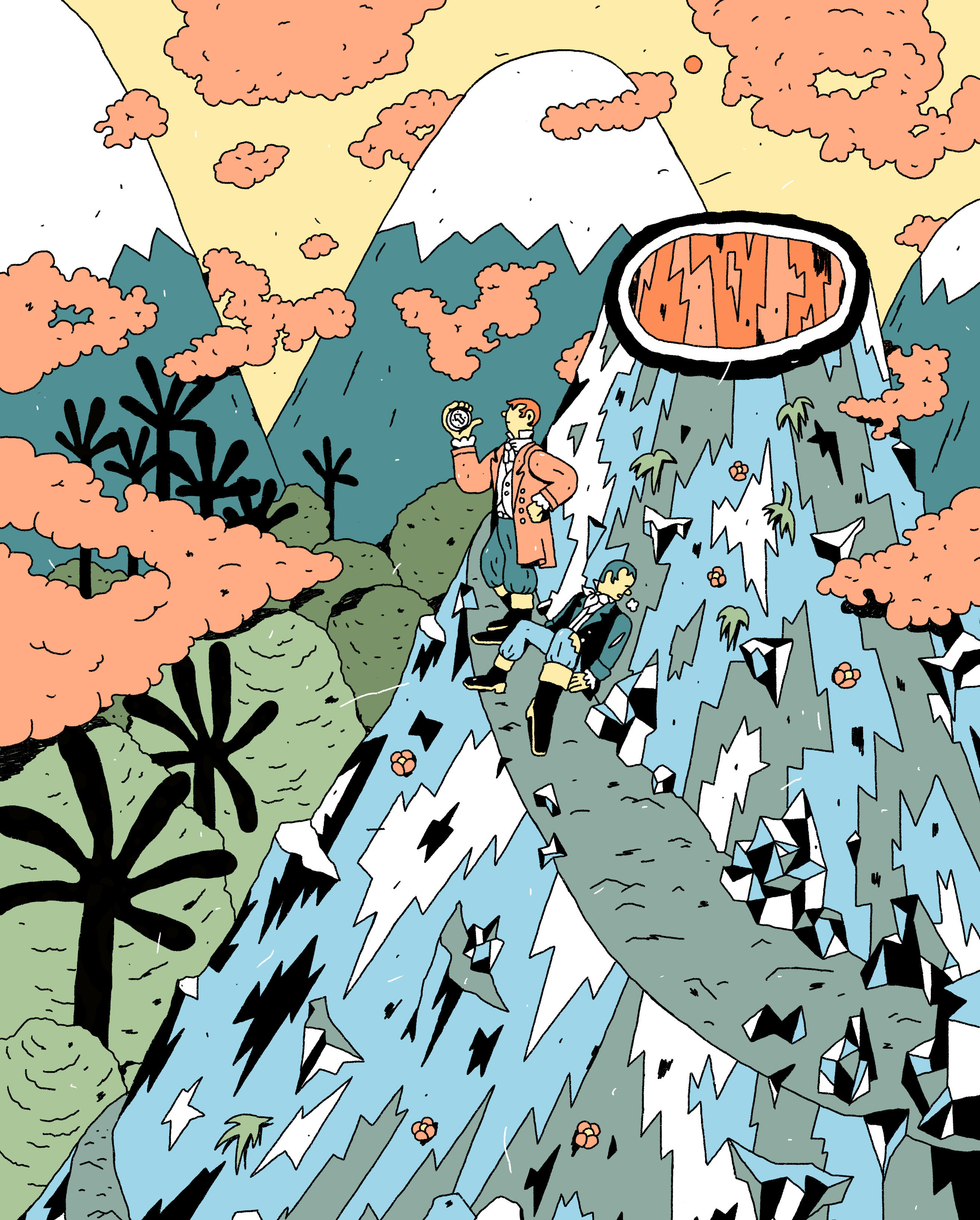 philip lindeman Die Zeit zeit leo ILLUSTRATION  Drawing  artwork spreads