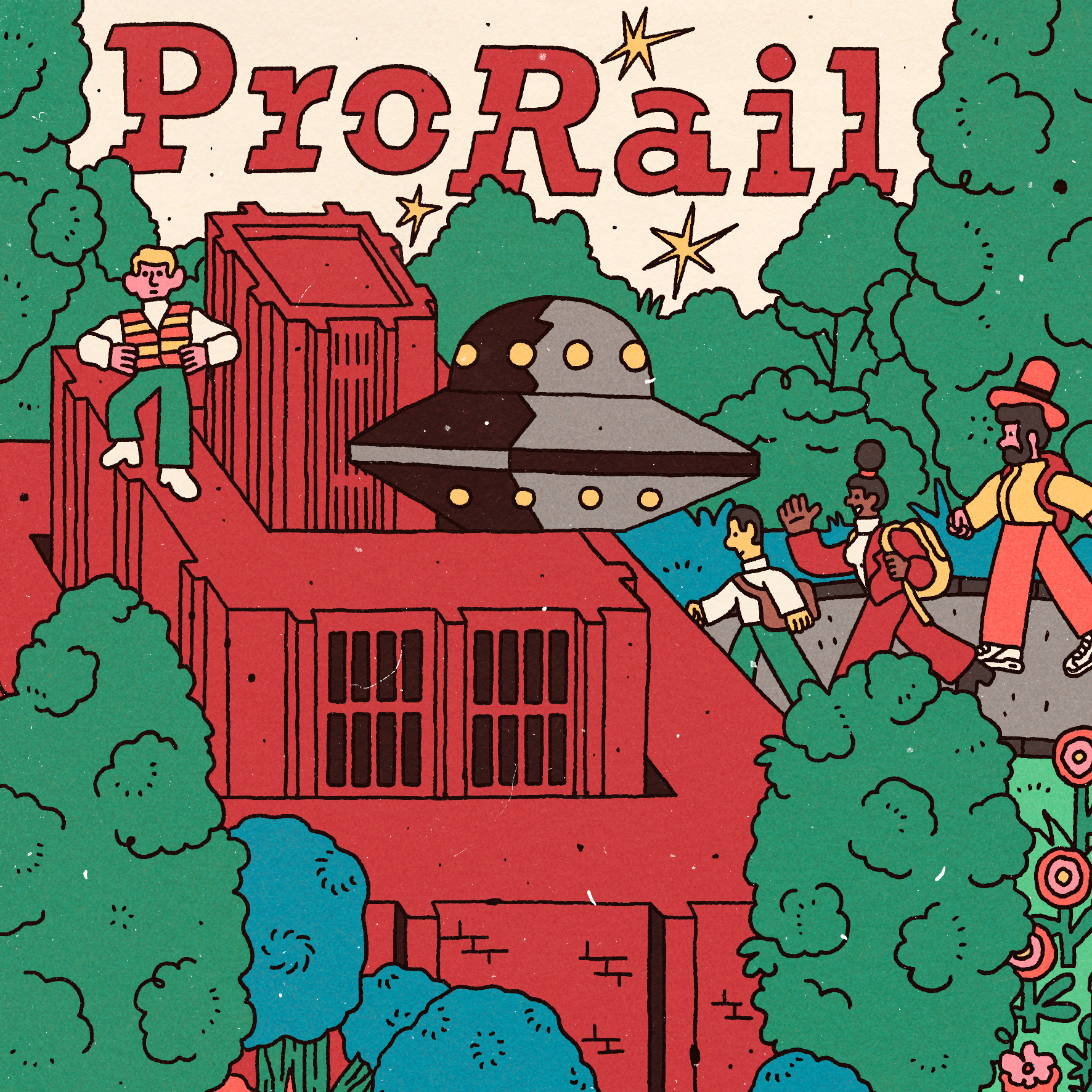 artwork design ILLUSTRATION  philiplindeman prorail