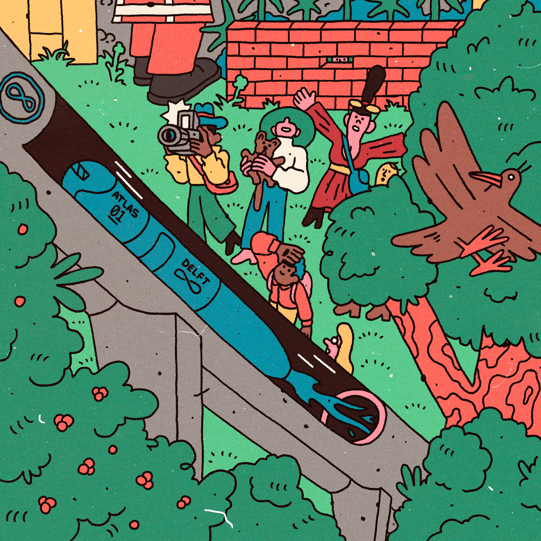artwork design ILLUSTRATION  philiplindeman prorail