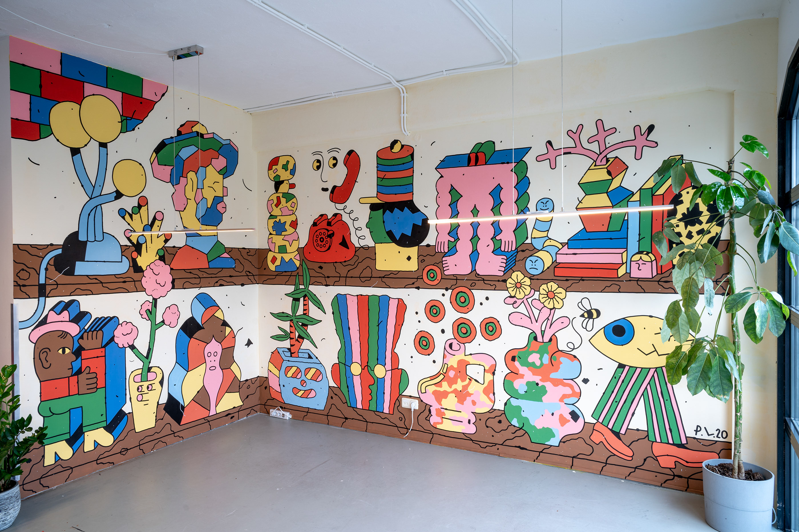 Mural by Philip Lindeman Studio Hoax