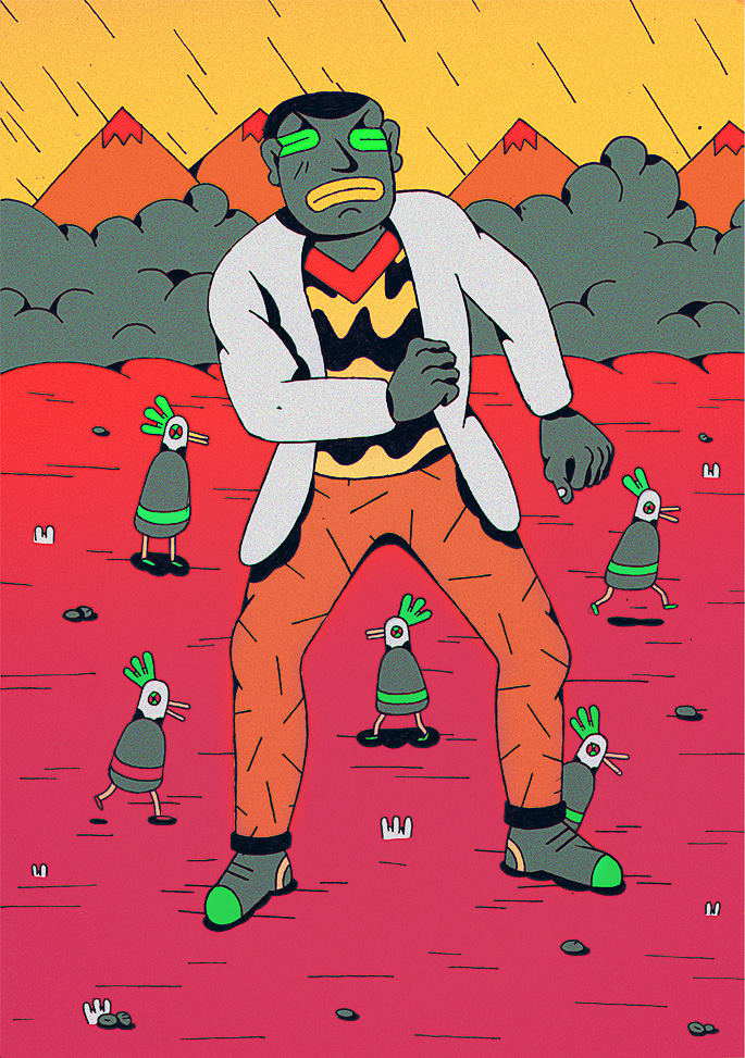 Lilidesbellons illustrations graphicdesign monsters www.lilidesbellons.com