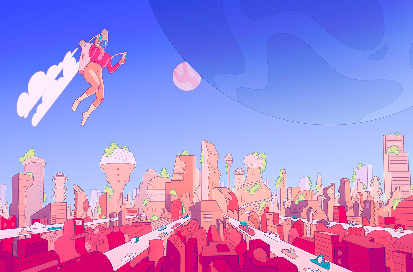 artwork characterdesign DIGITALDRAWING draw Drawing  illustrations Illustrator Landscape Lilidesbellons Scifi