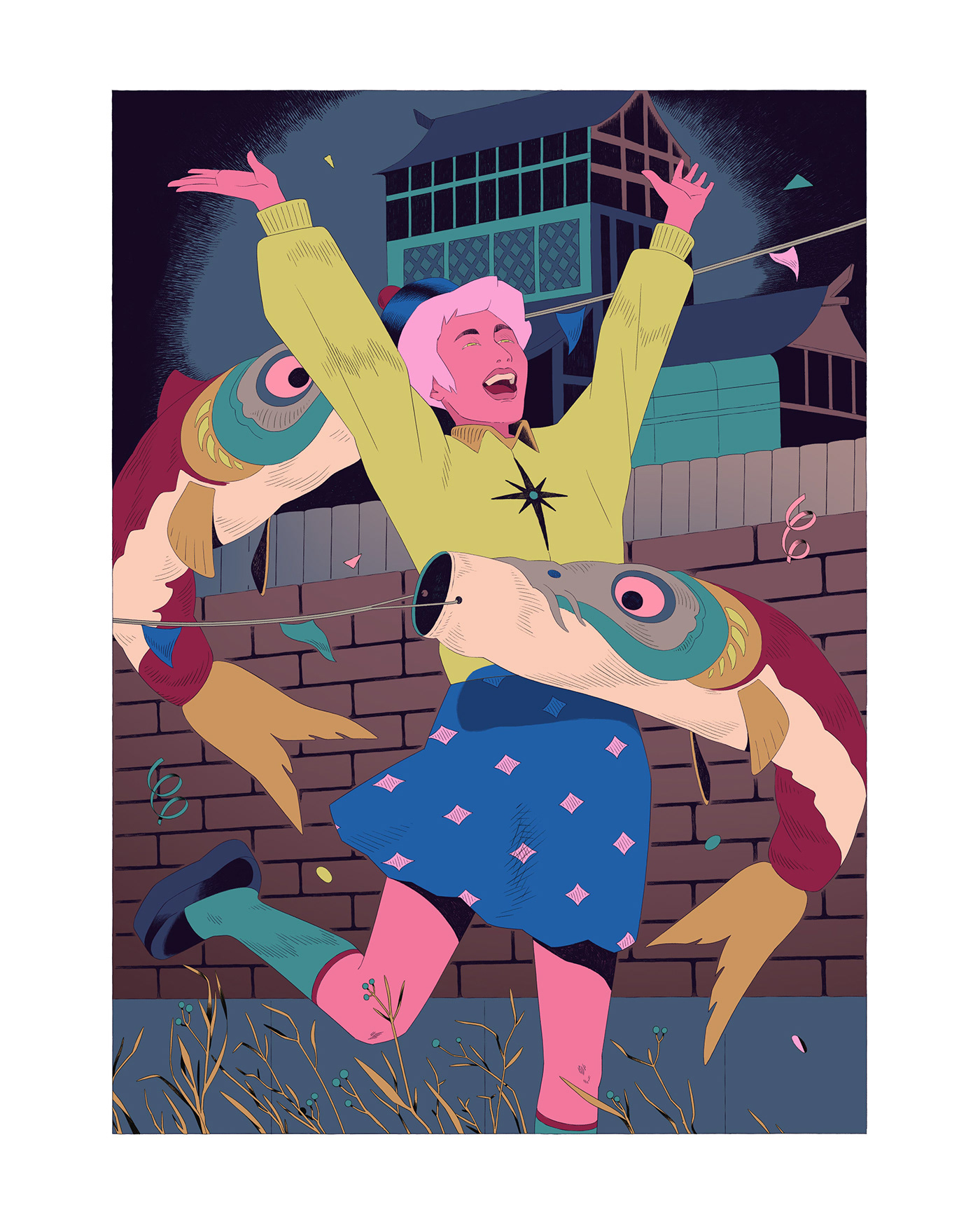 artwork cartoon Character design  Digital Art  digital illustration Drawing  graphics ILLUSTRATION  illustrations Lilidesbellons
