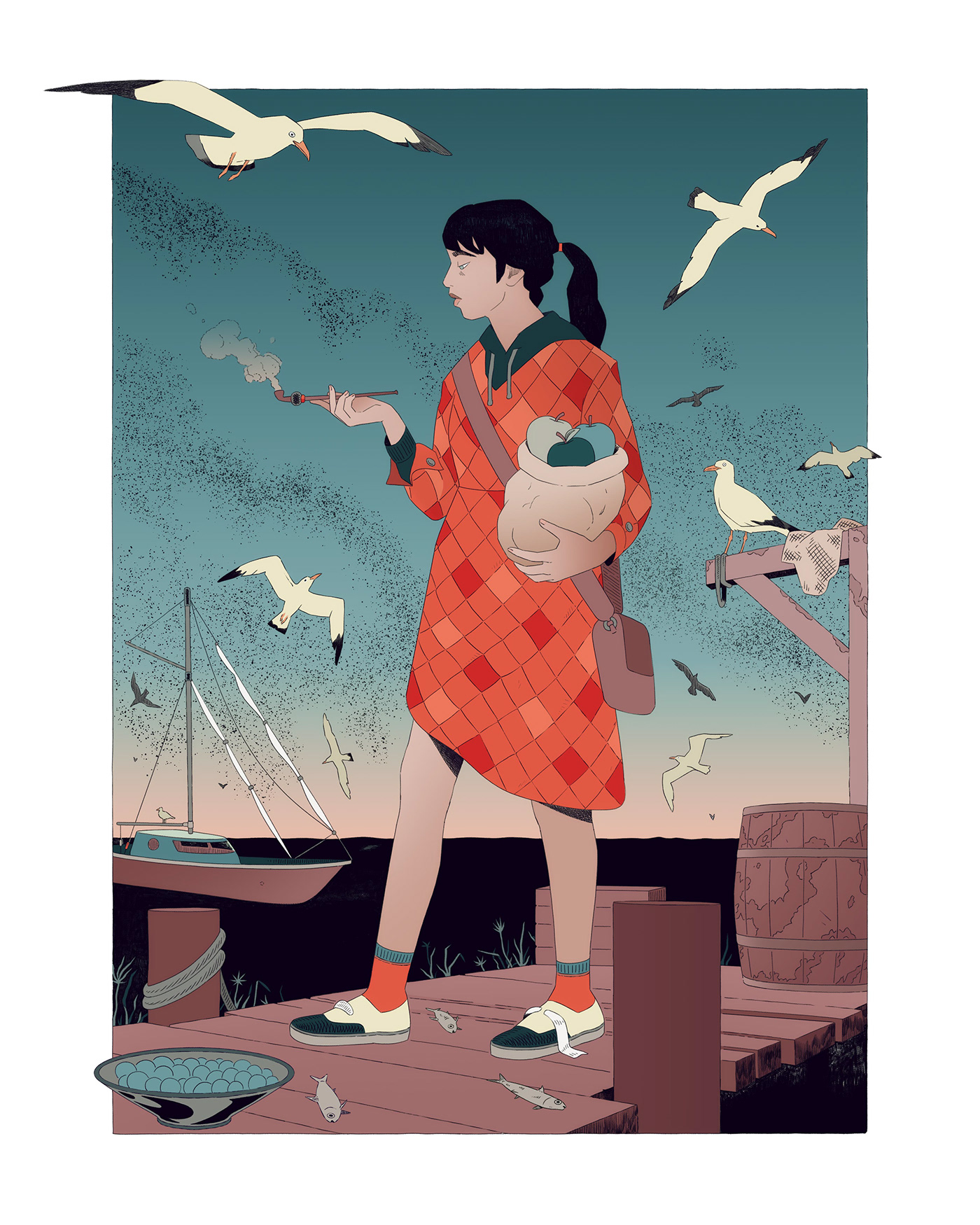 artwork cartoon Character design  Digital Art  digital illustration Drawing  graphics ILLUSTRATION  illustrations Lilidesbellons