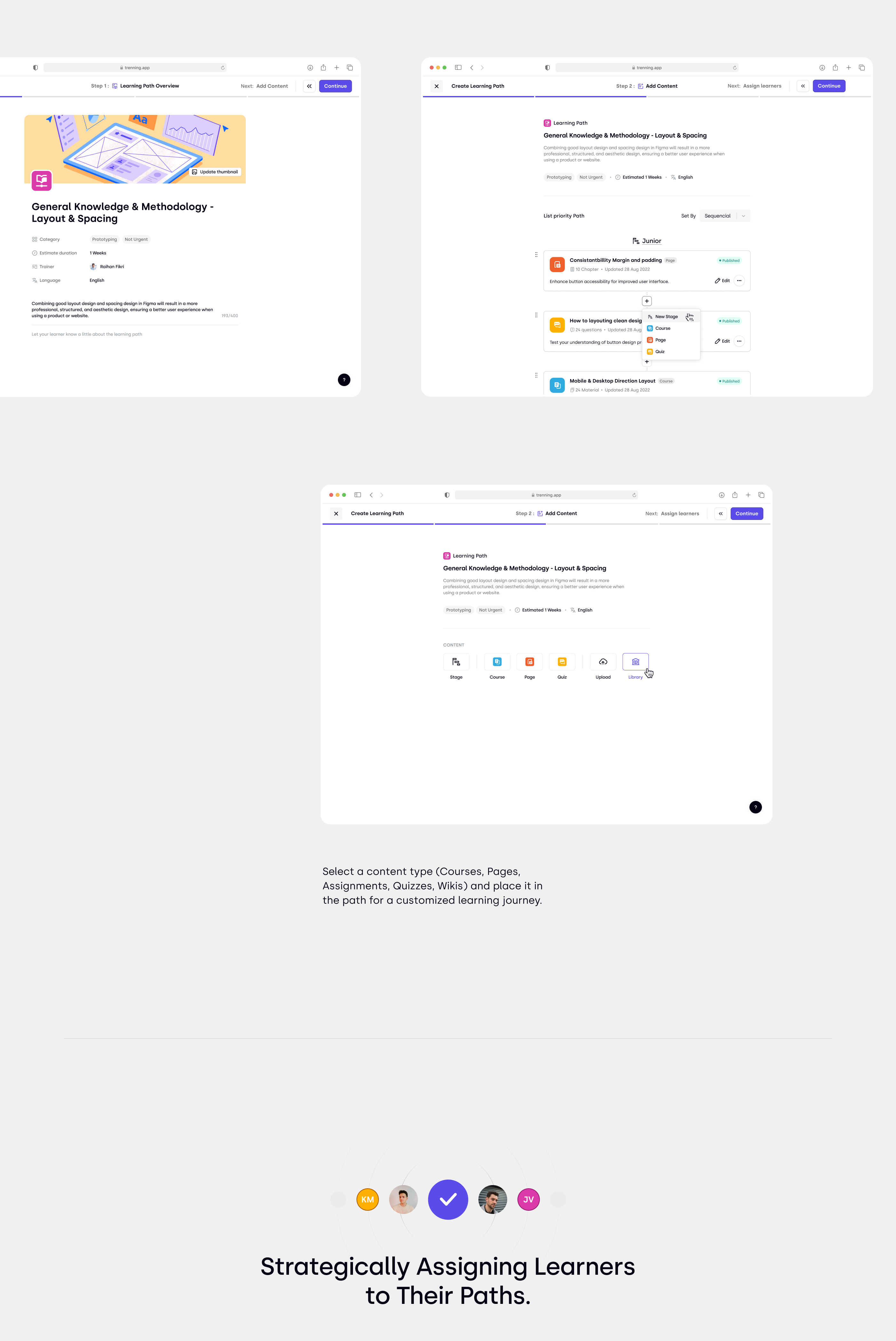 UI/UX ui 设计 SAAS 学习应用产品设计教育 LMS web 应用培训课程